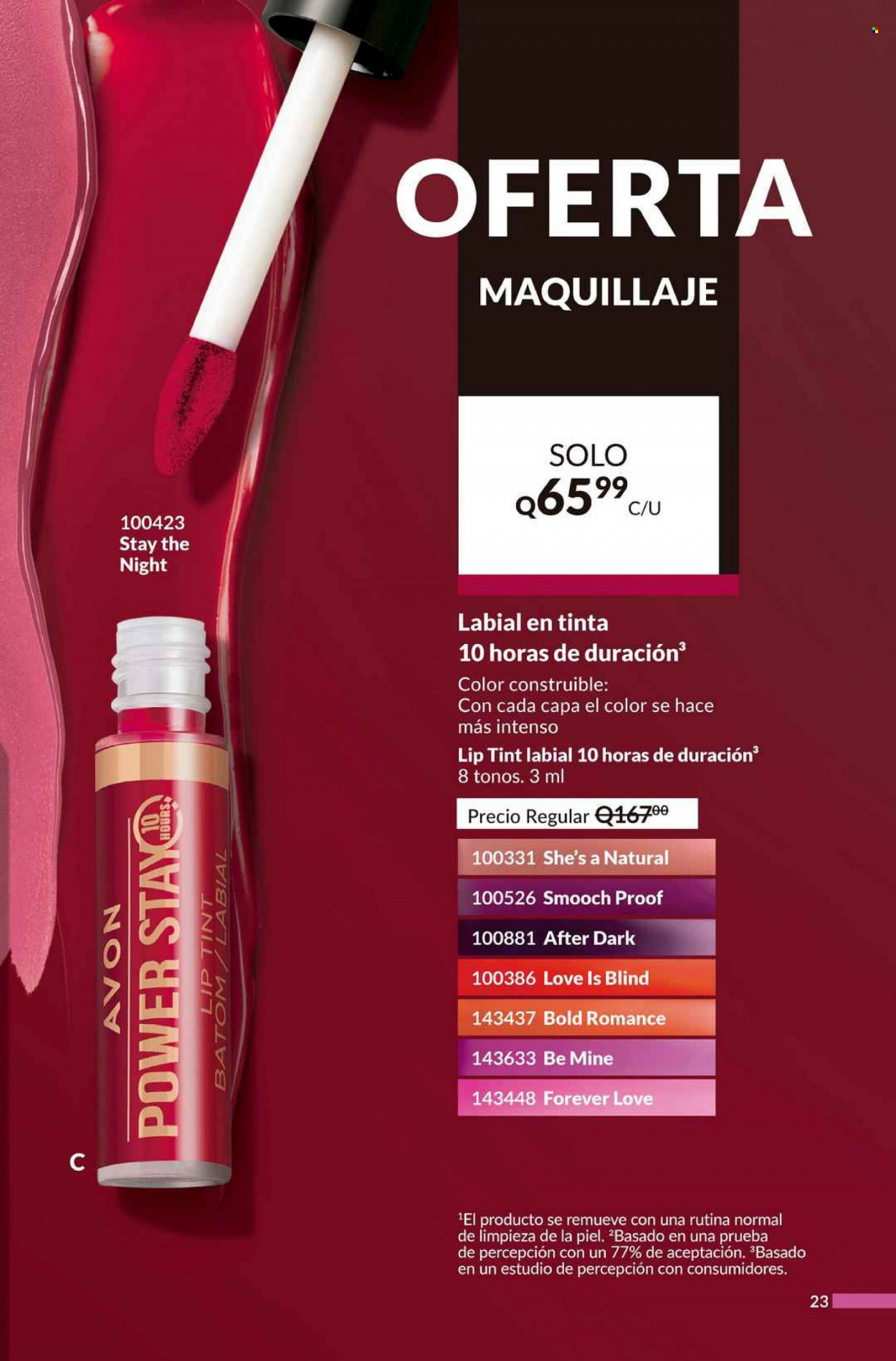 Catálogo Avon. Página 23