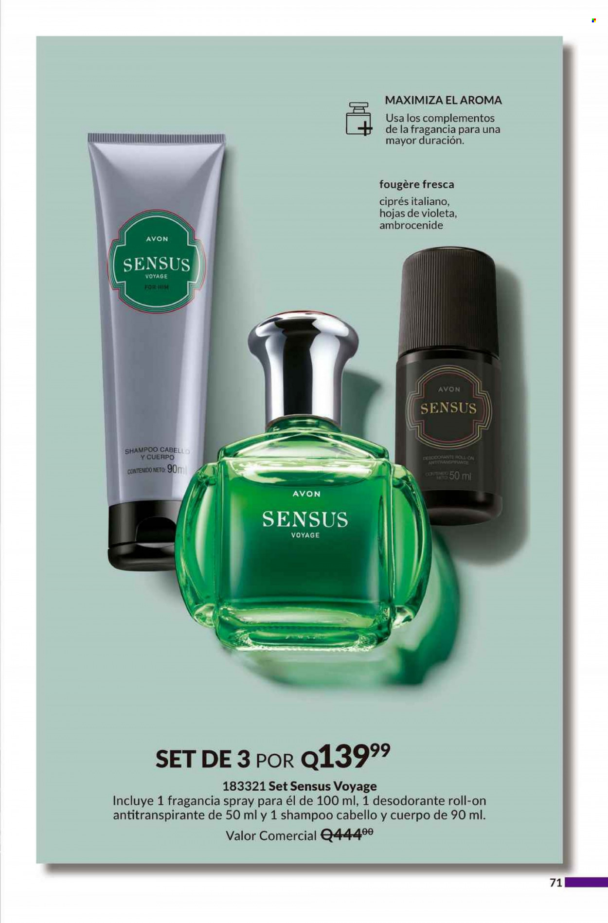 Catálogo Avon. Página 71