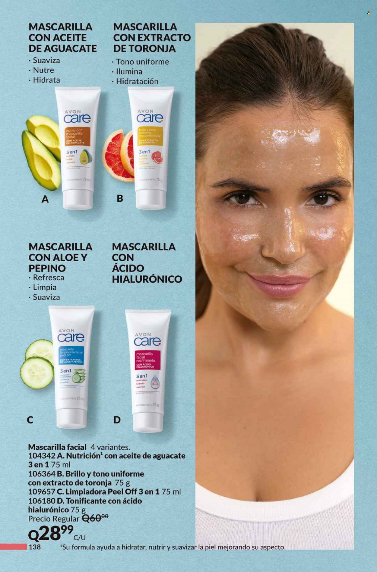 Catálogo Avon. Página 138