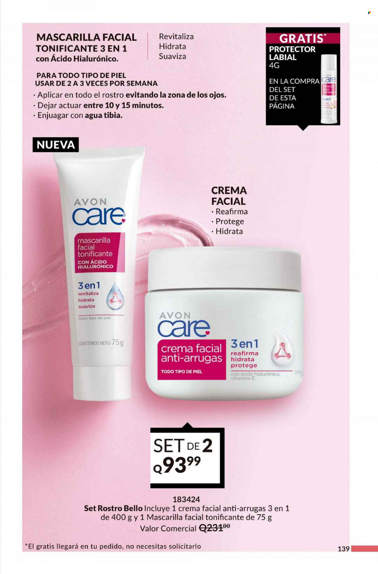 Catálogo Avon. Página 139