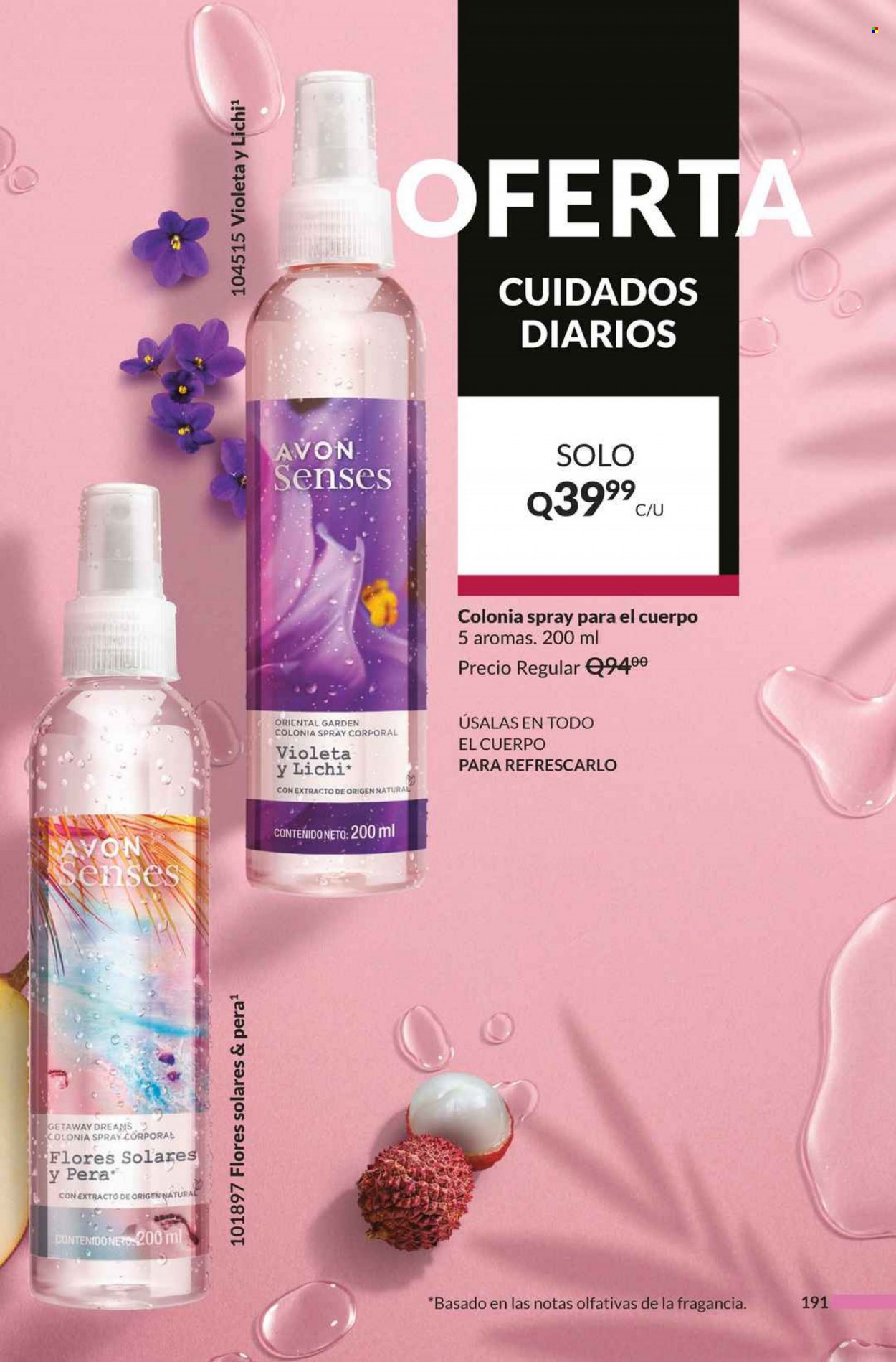 Catálogo Avon. Página 191