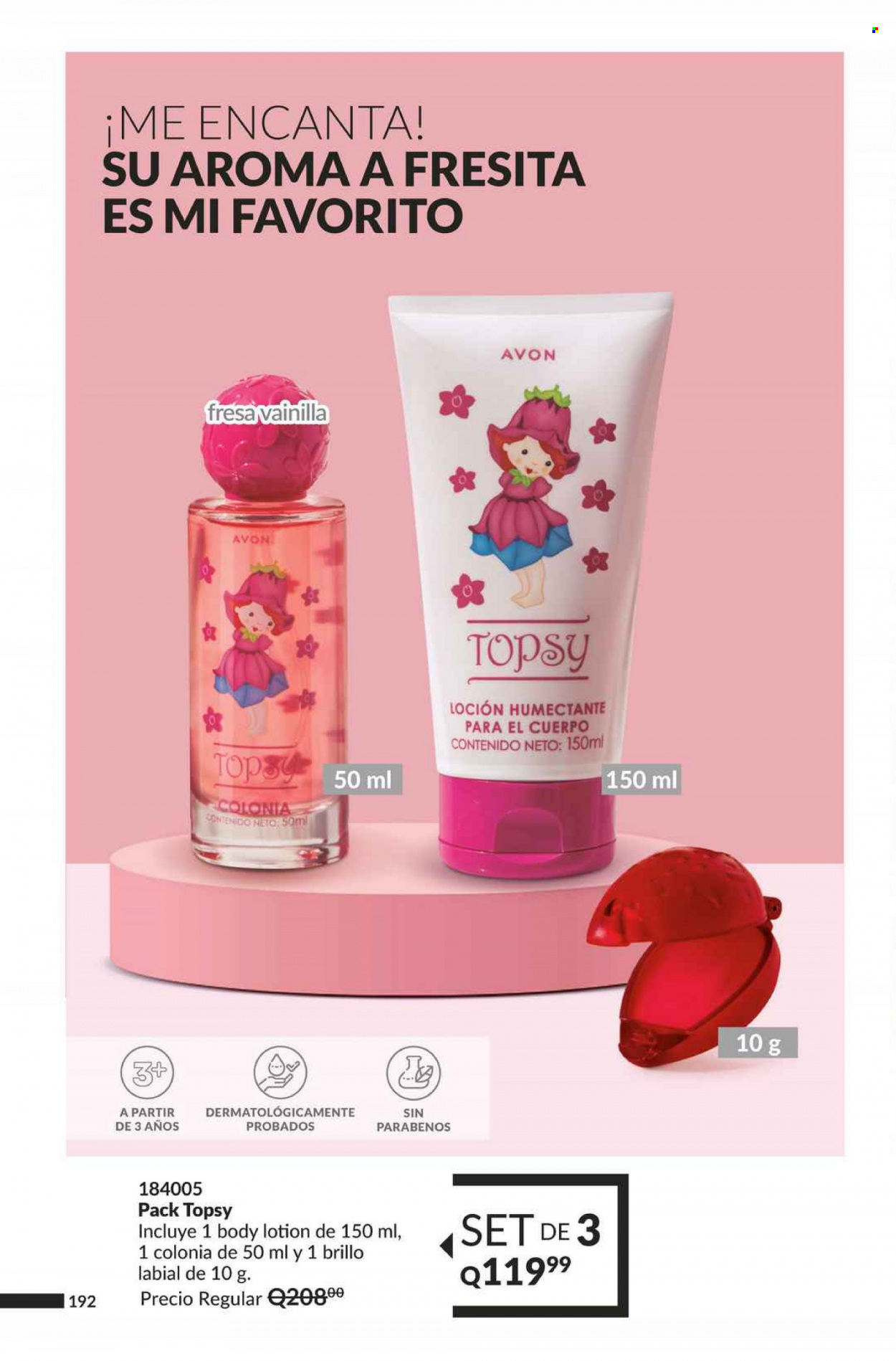 Catálogo Avon. Página 192