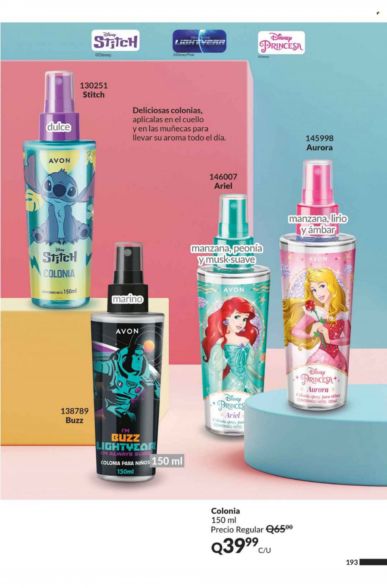 Catálogo Avon. Página 193