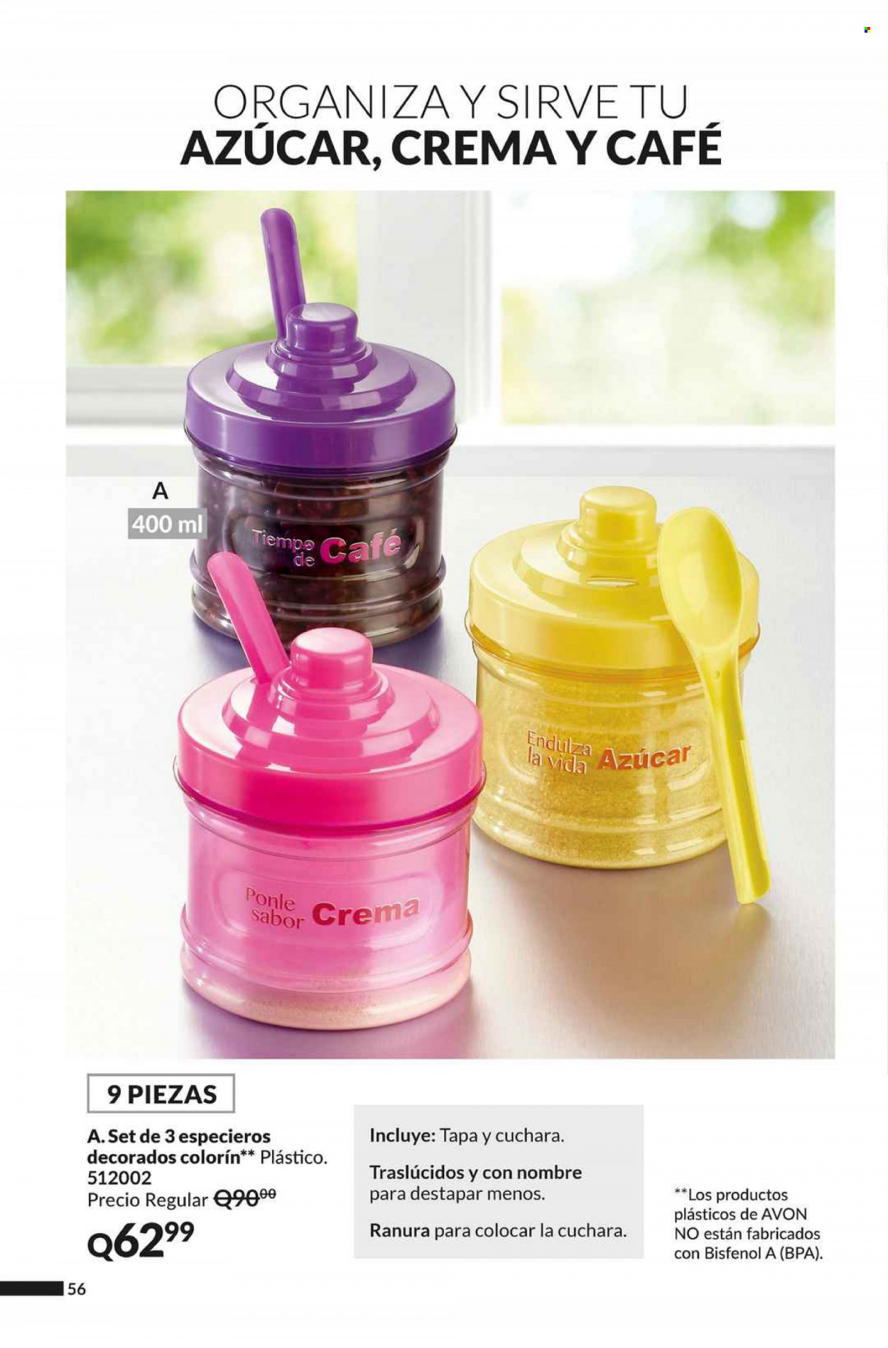 Catálogo Avon. Página 56