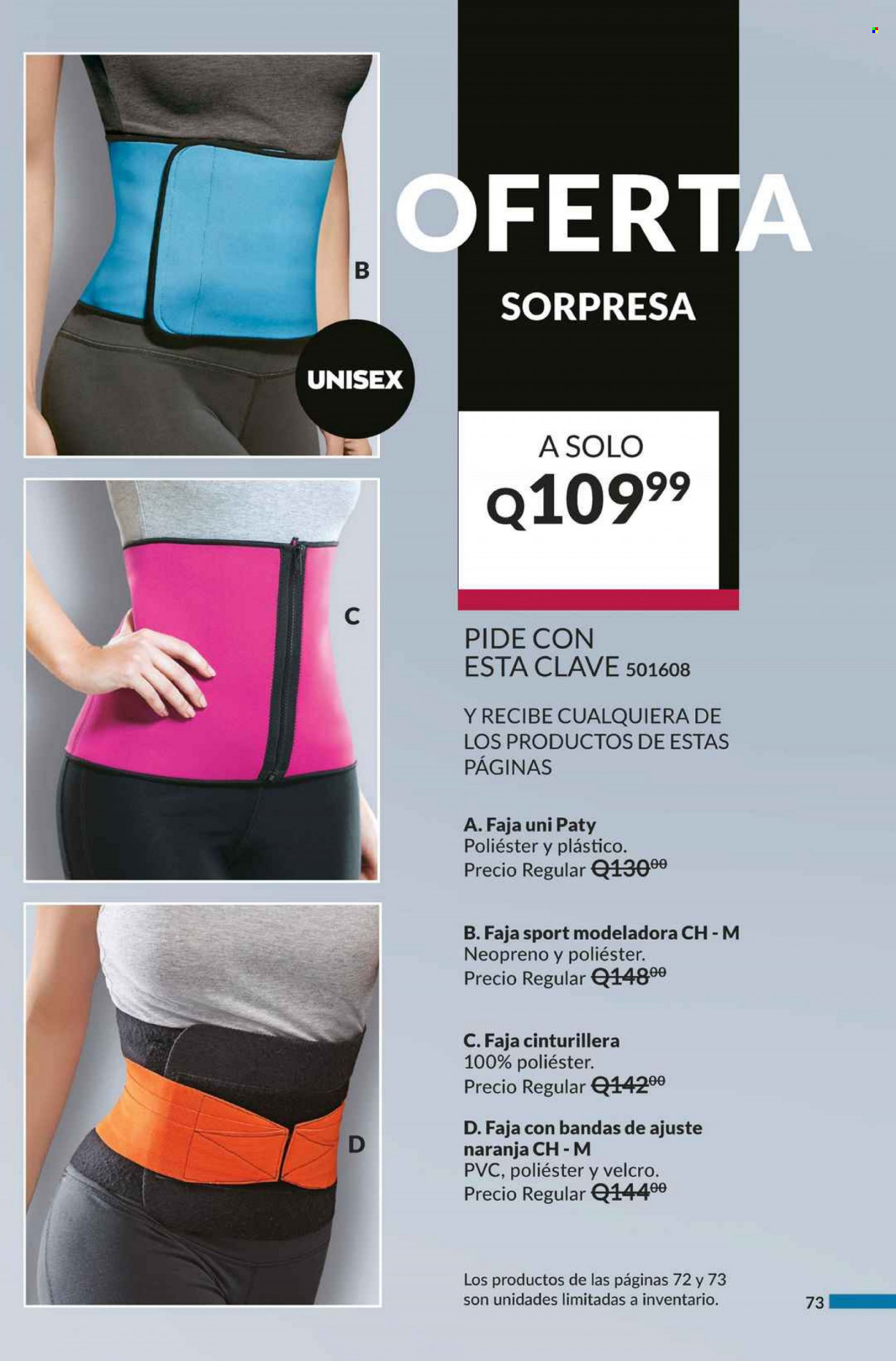 Catálogo Avon. Página 73