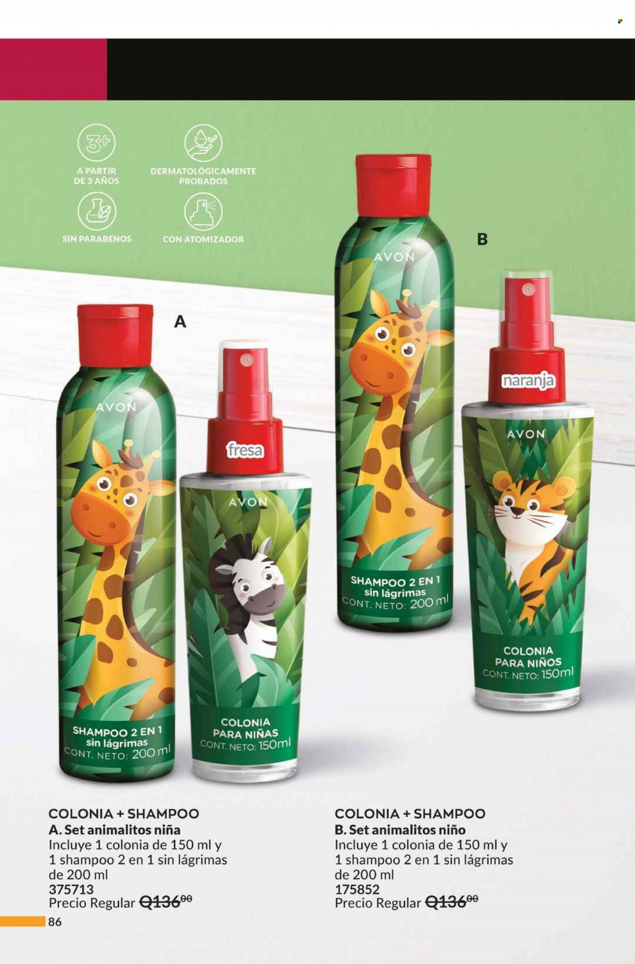 Catálogo Avon. Página 86