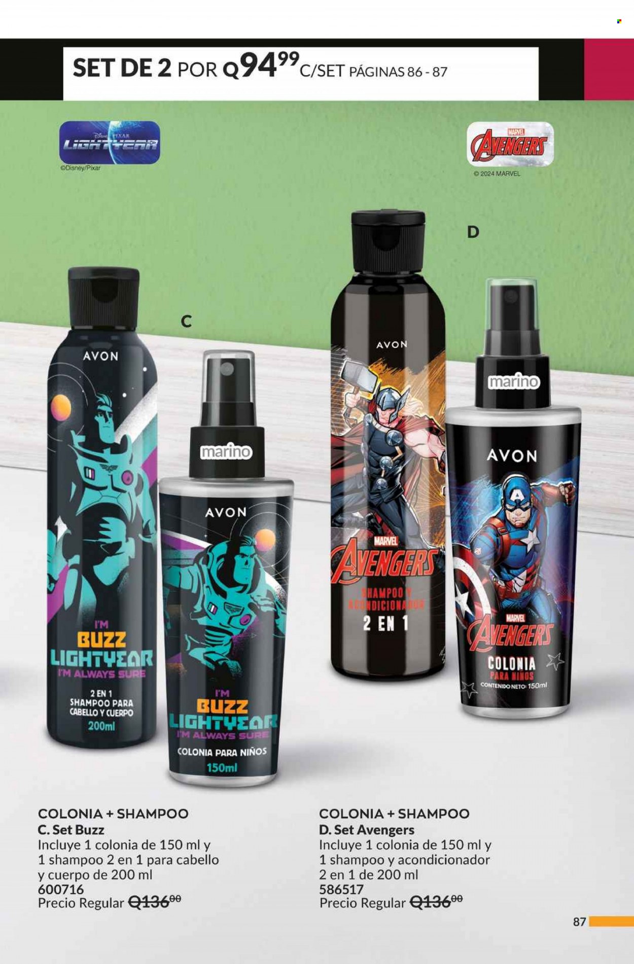 Catálogo Avon. Página 87