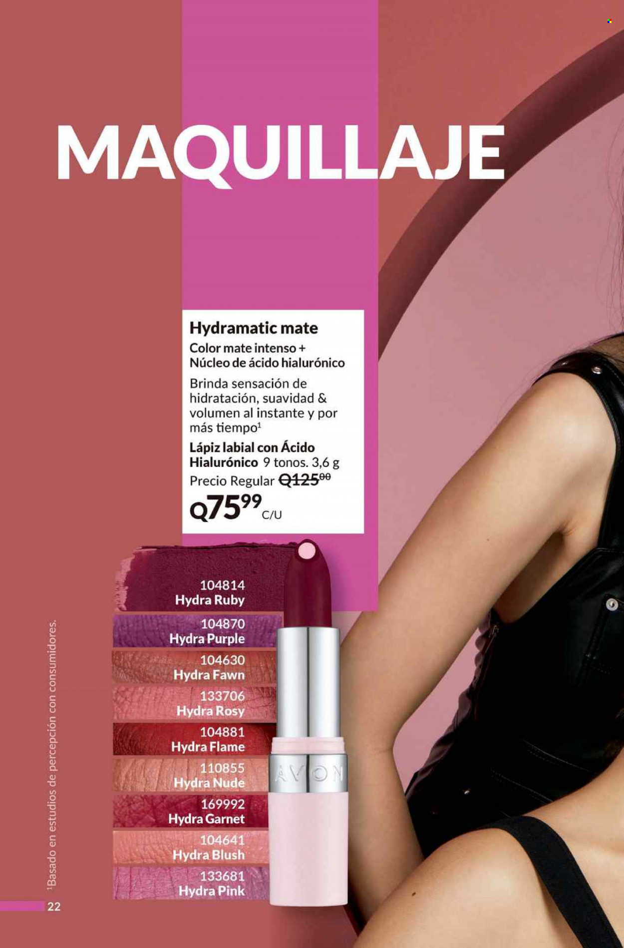 Catálogo Avon. Página 22