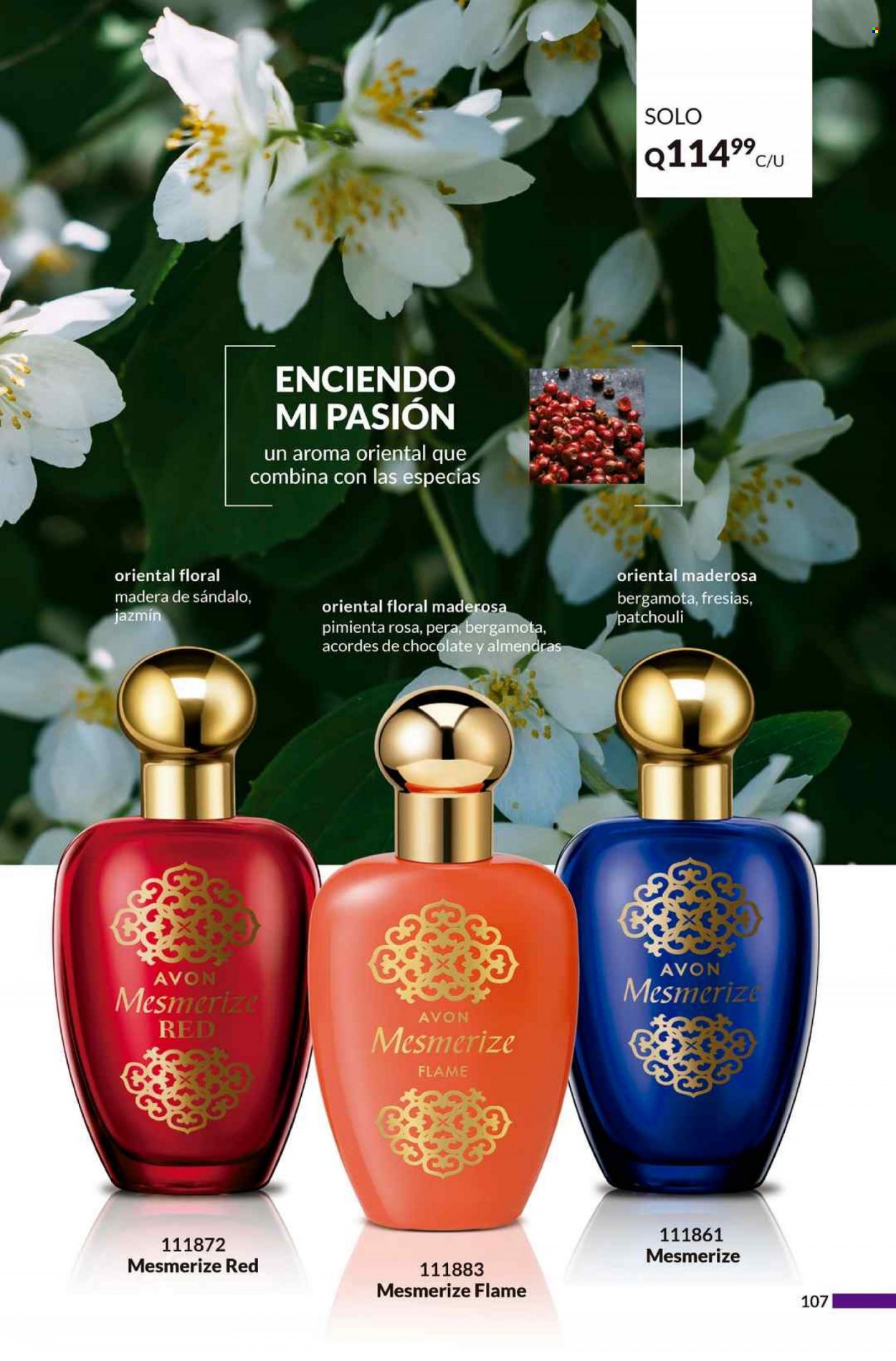 Catálogo Avon. Página 107