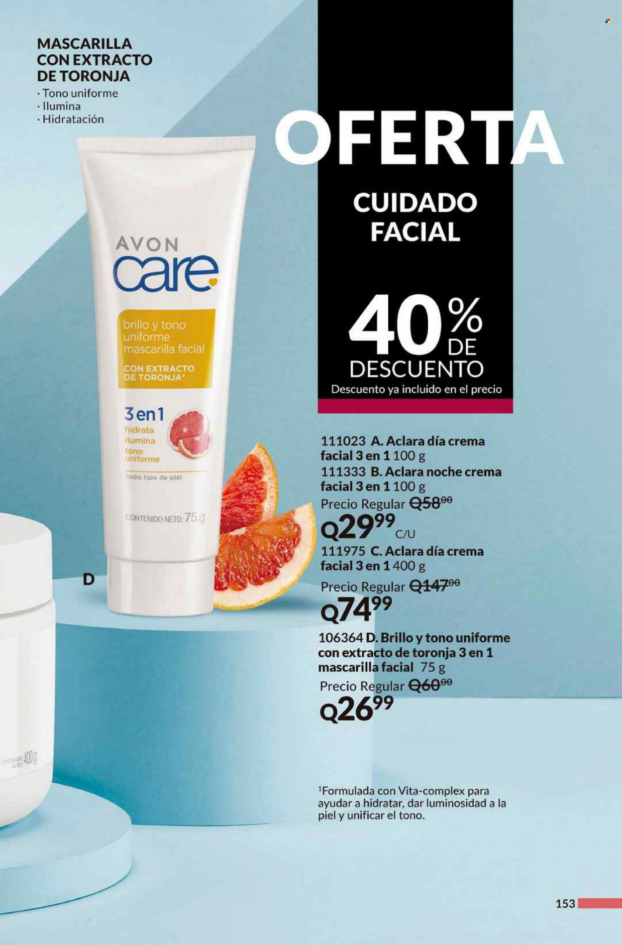 Catálogo Avon. Página 153