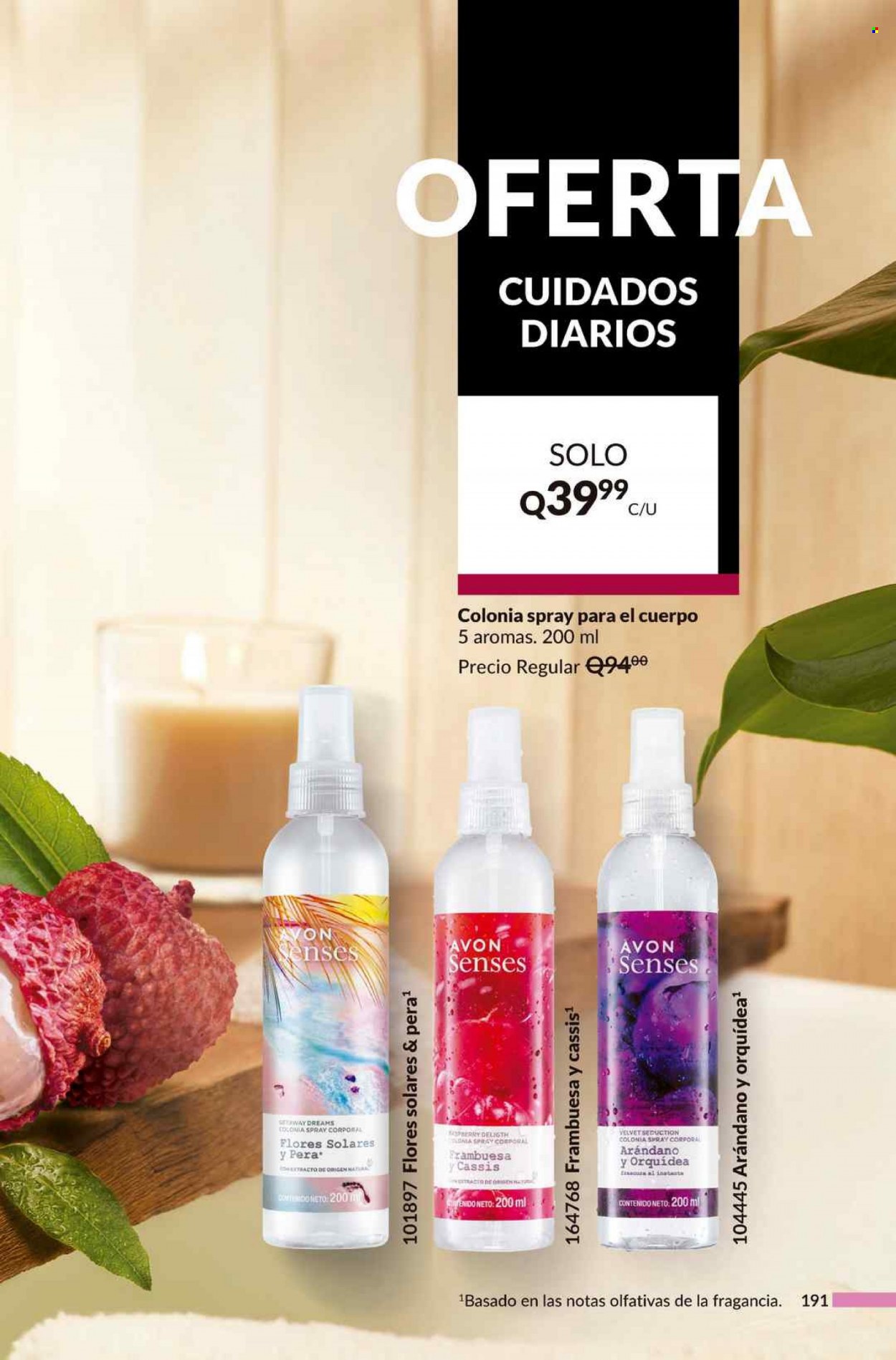 Catálogo Avon. Página 191