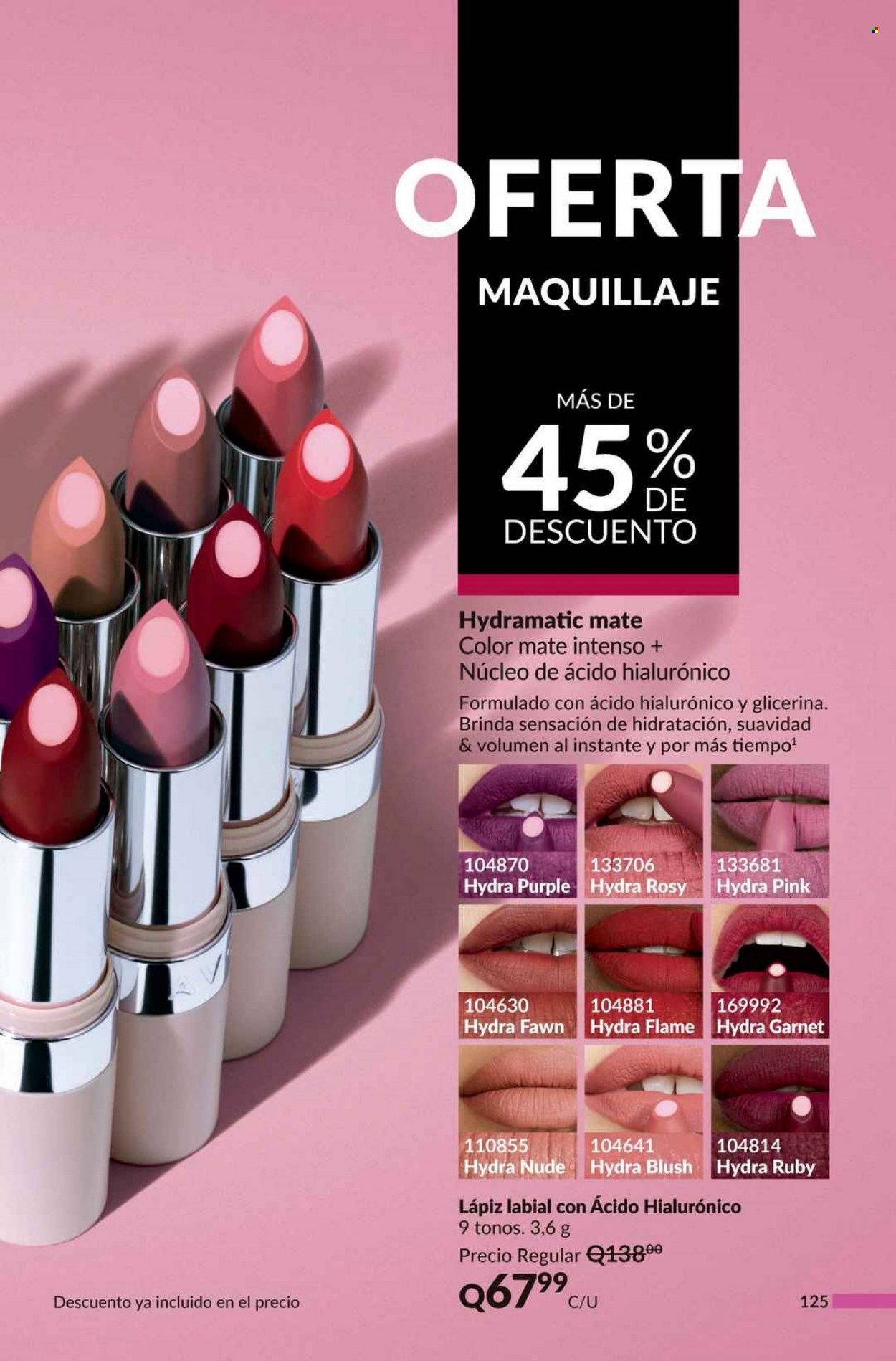 Catálogo Avon. Página 125