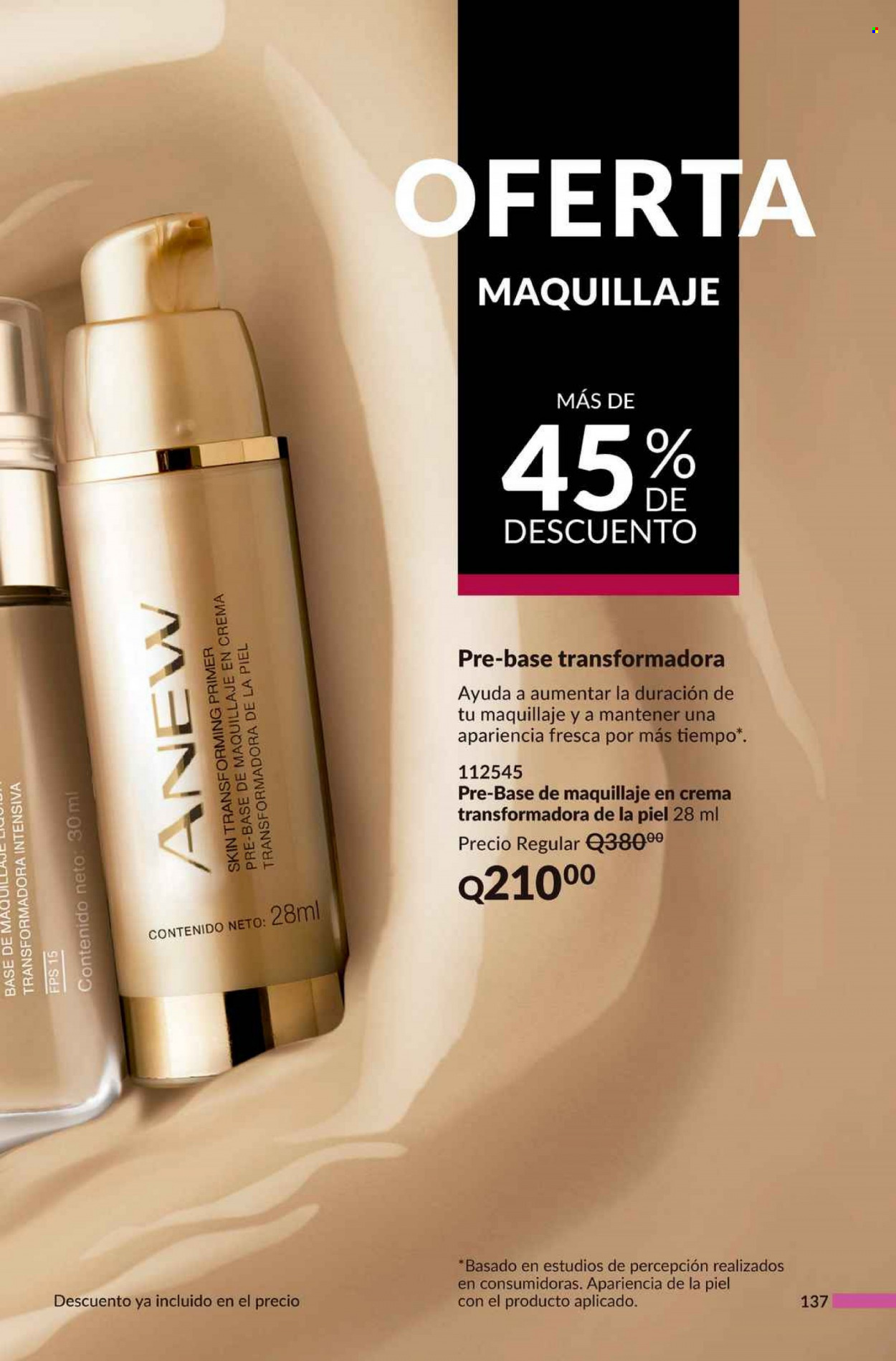 Catálogo Avon. Página 137