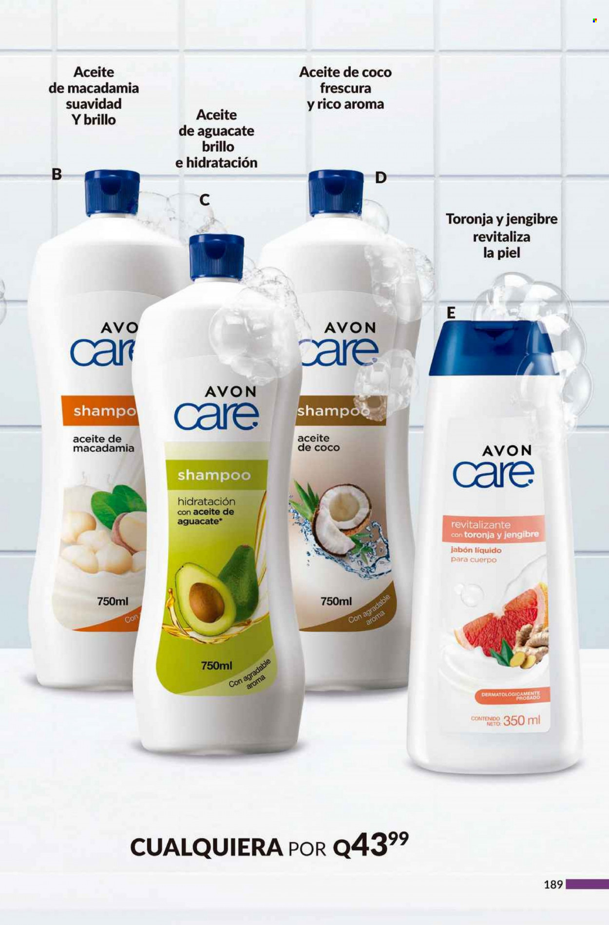 Catálogo Avon. Página 189