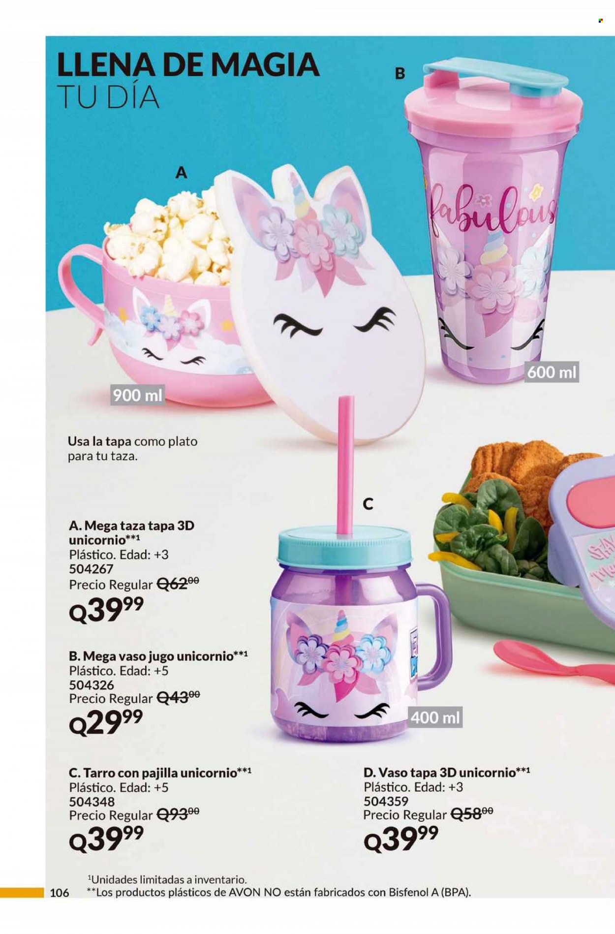 Catálogo Avon. Página 106