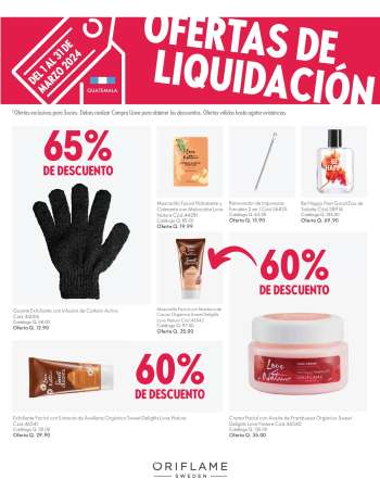 Folleto actual Oriflame - 1.3.2024 - 31.3.2024.