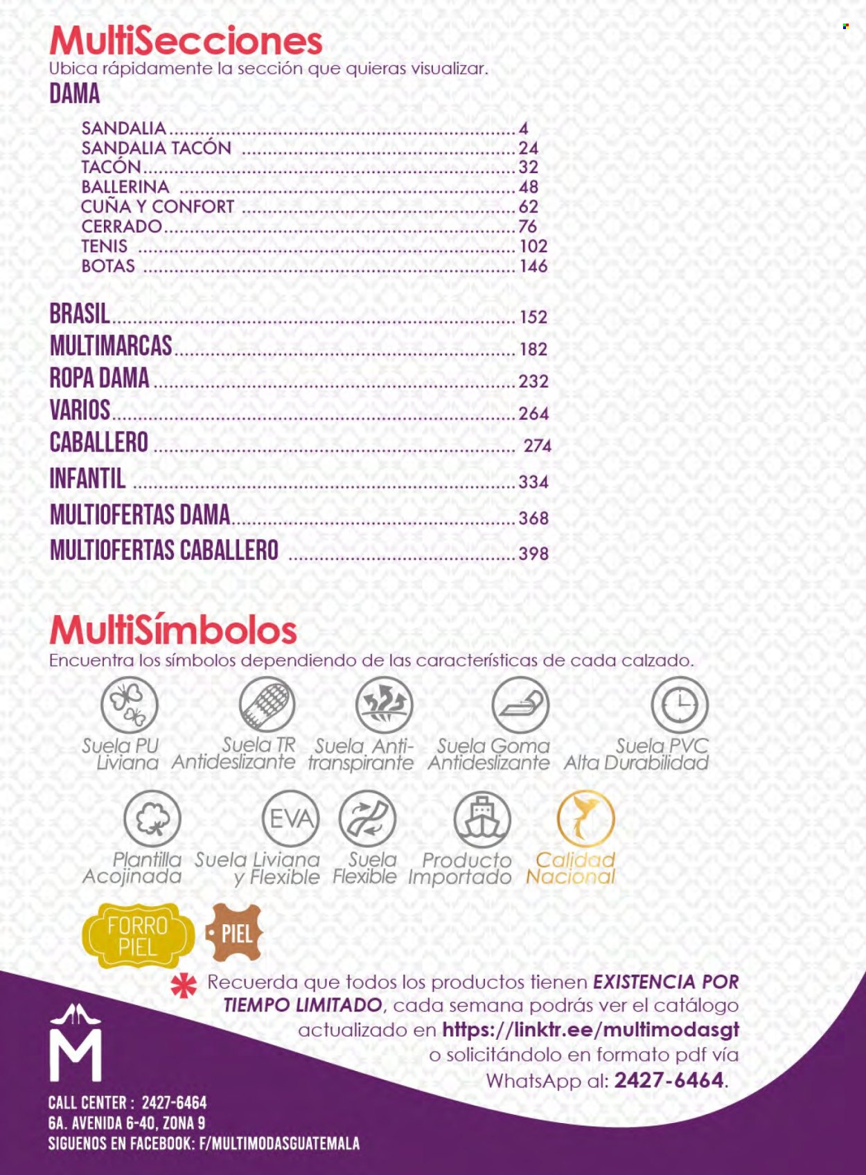 Catálogo Multimodas. Página 2