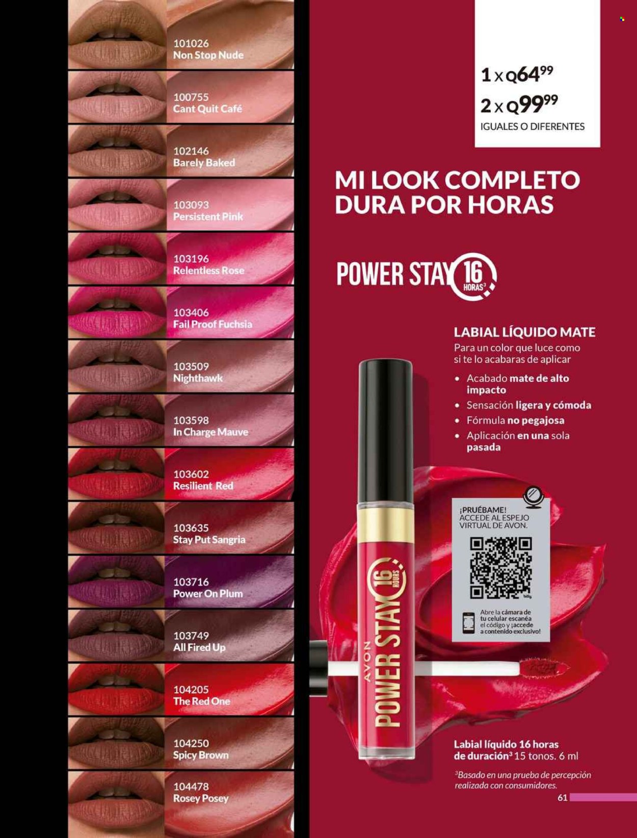 Catálogo Avon - 24.4.2024 - 30.5.2024. Página 61