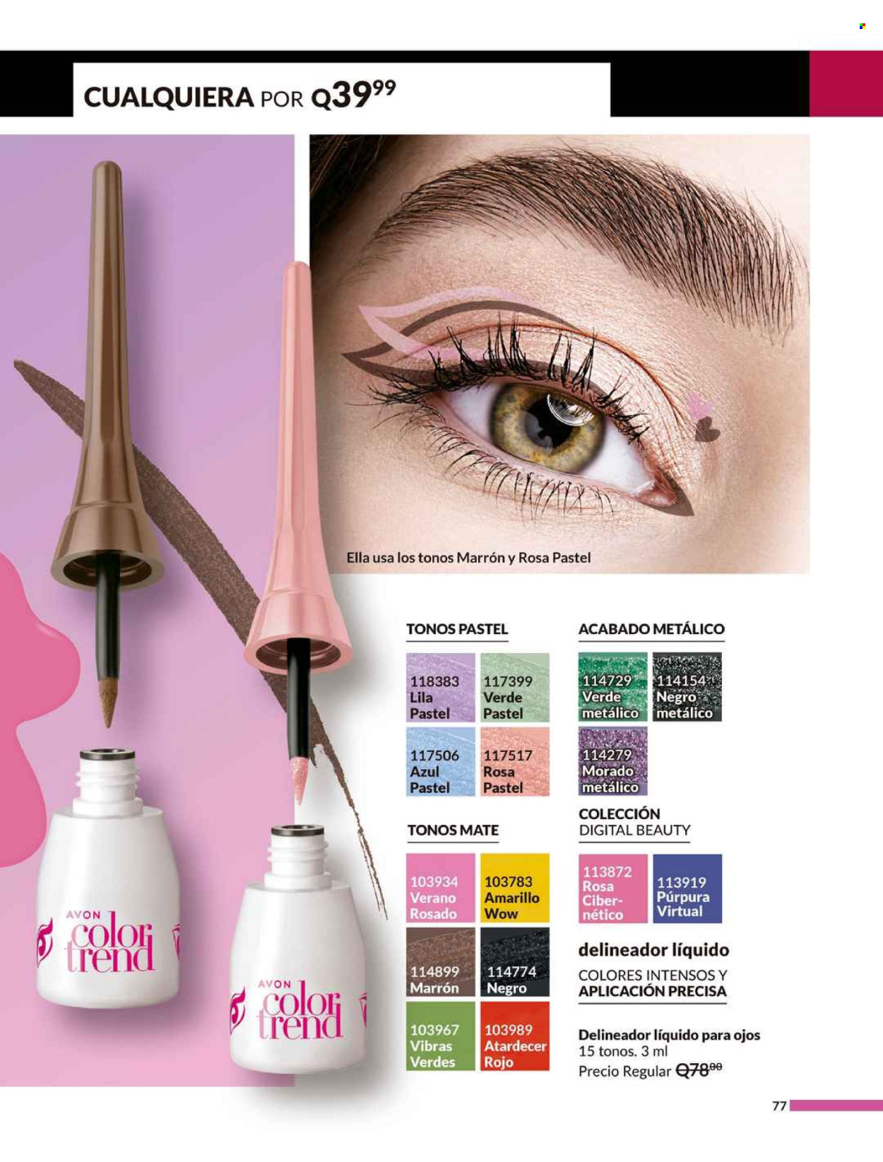 Catálogo Avon - 24.4.2024 - 30.5.2024. Página 77