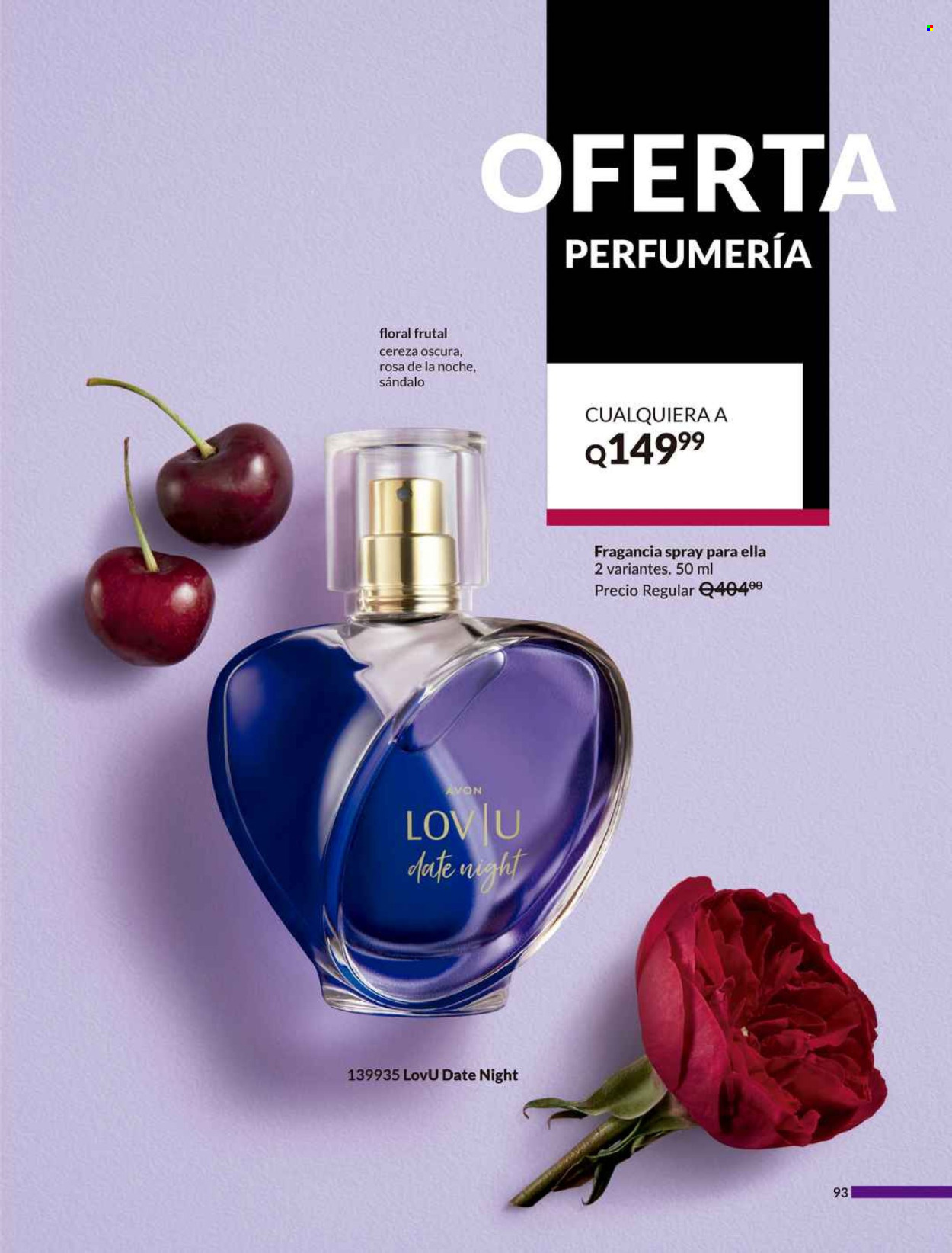 Catálogo Avon - 24.4.2024 - 30.5.2024. Página 93