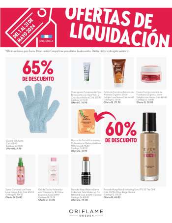 Folleto actual Oriflame - 1.5.2024 - 31.5.2024.