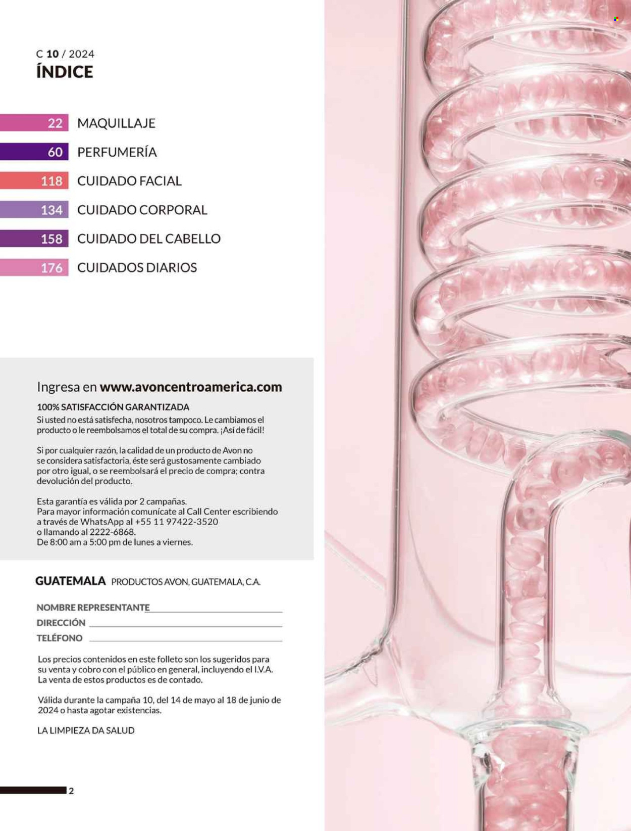 Catálogo Avon - 14.5.2024 - 18.6.2024. Página 2