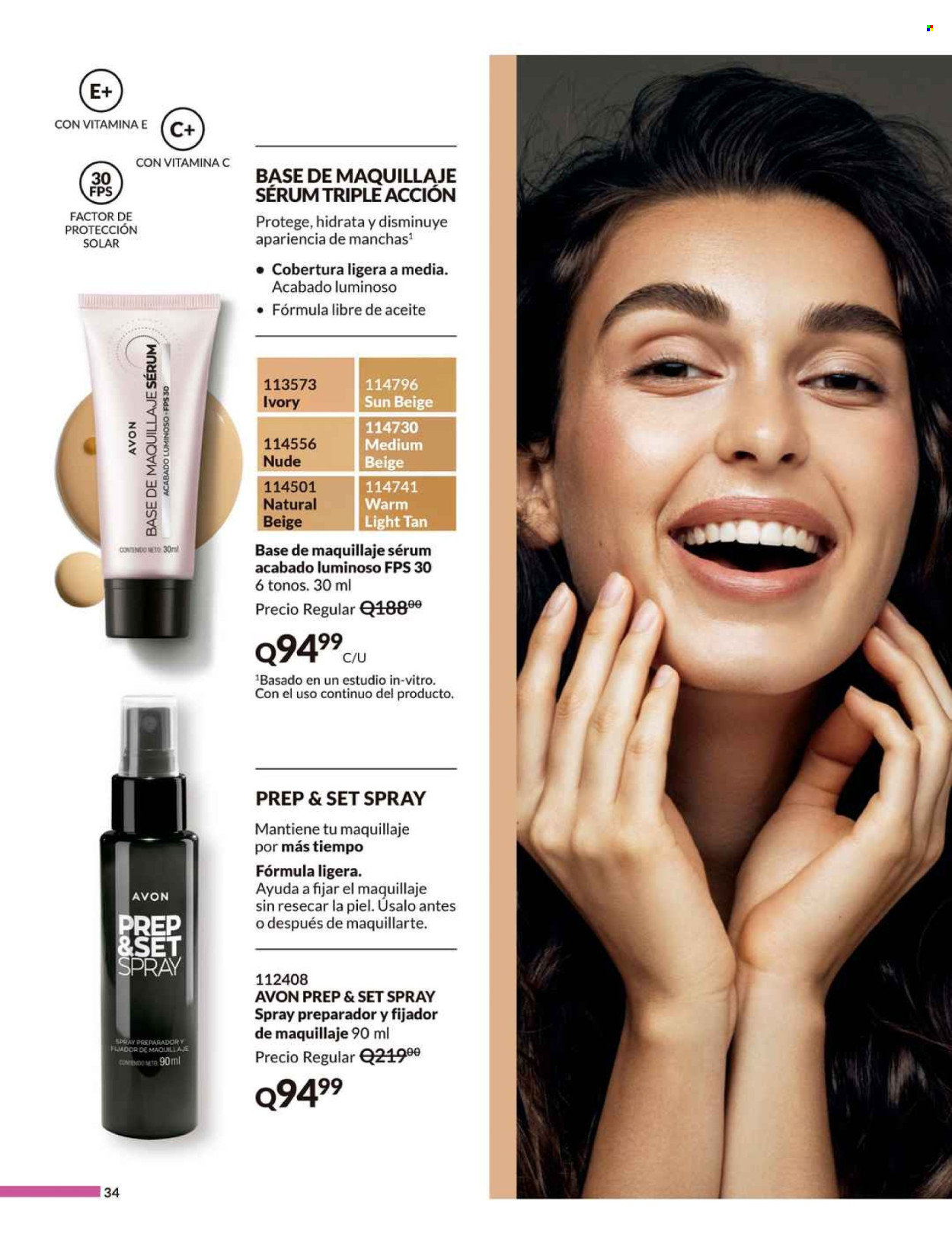 Catálogo Avon - 14.5.2024 - 18.6.2024. Página 34