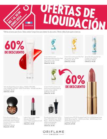 Folleto actual Oriflame - 1.6.2024 - 30.6.2024.