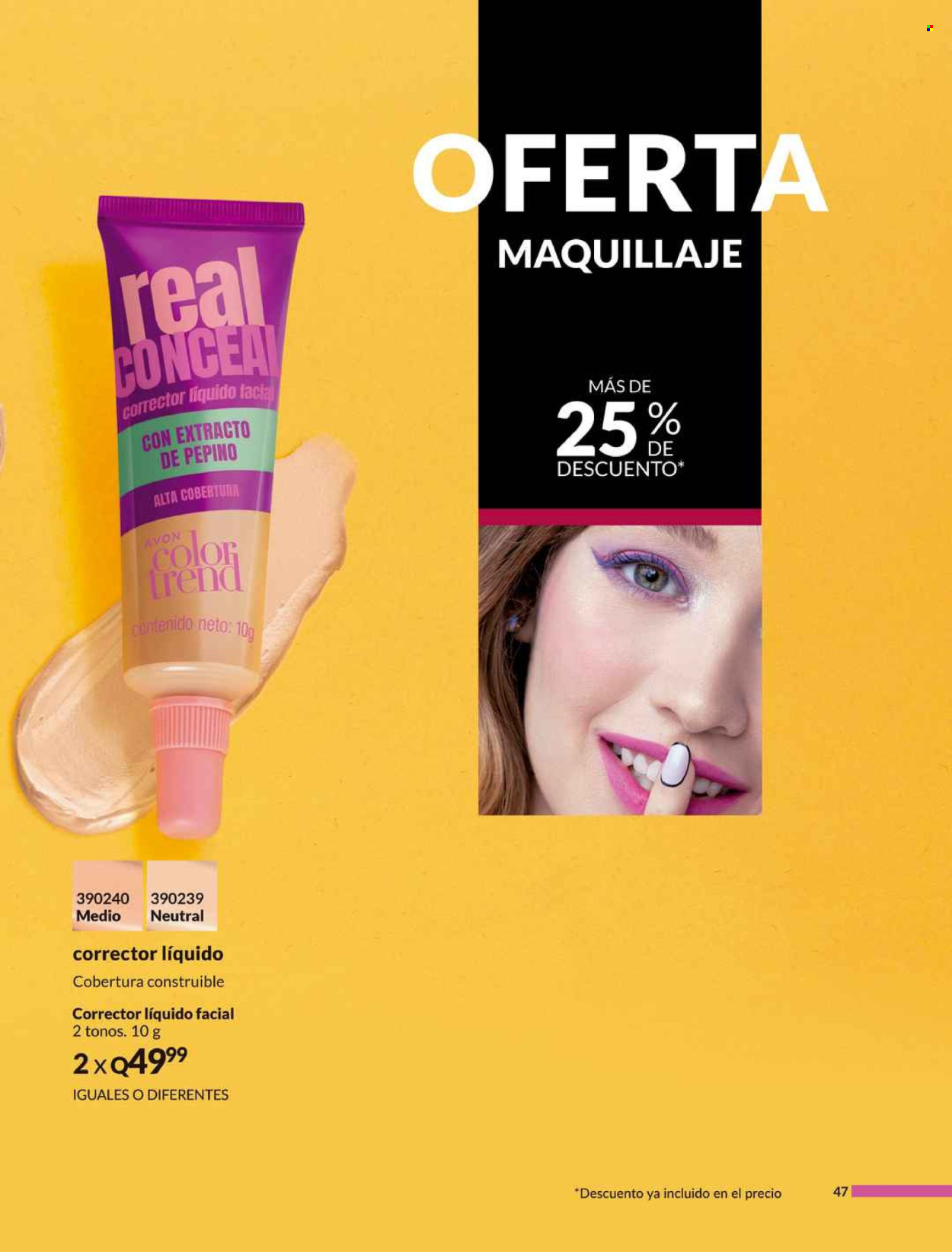 Catálogo Avon - 19.6.2024 - 25.7.2024. Página 47