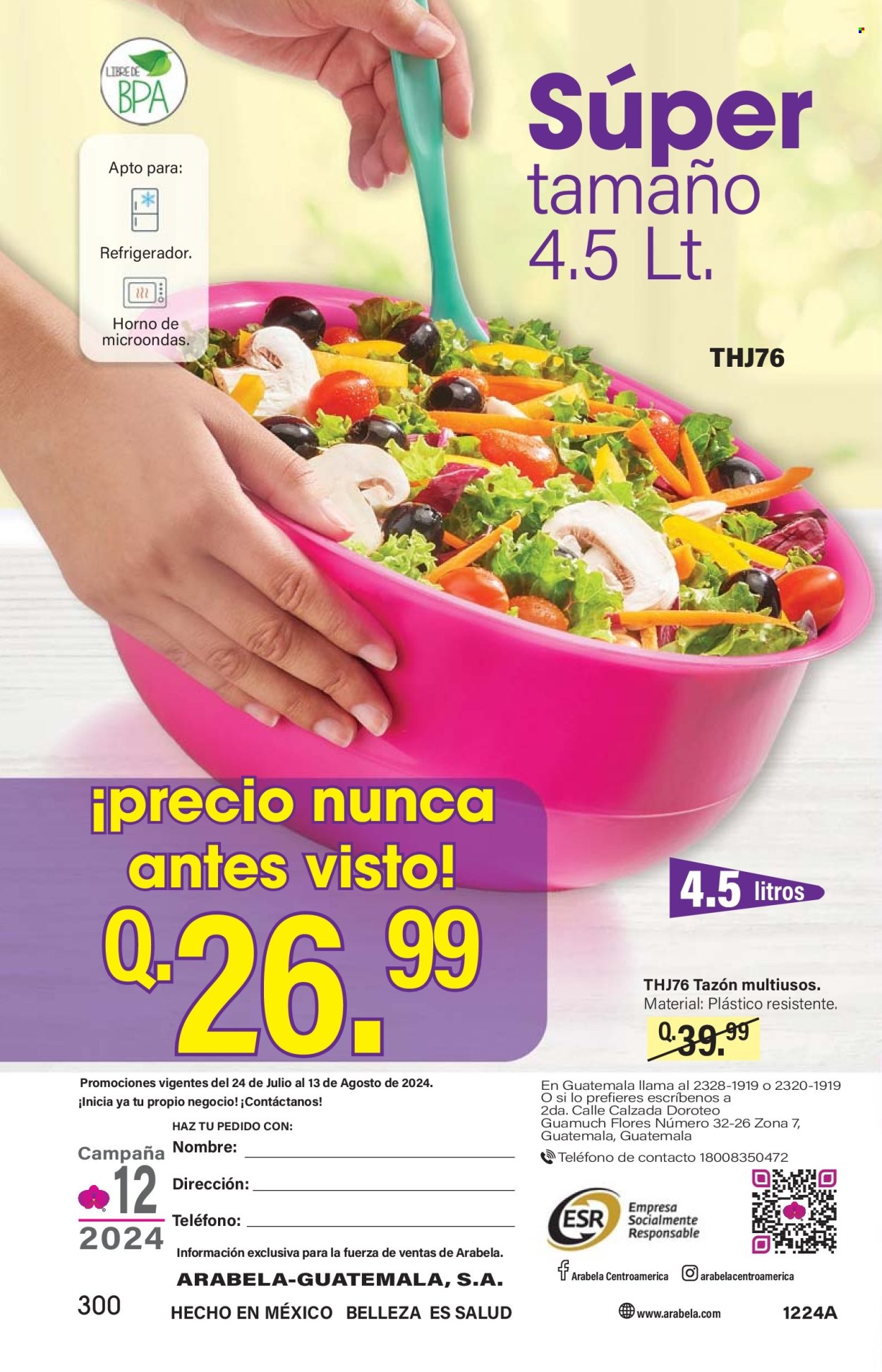 Catálogo Arabela - 24.7.2024 - 13.8.2024. Página 284