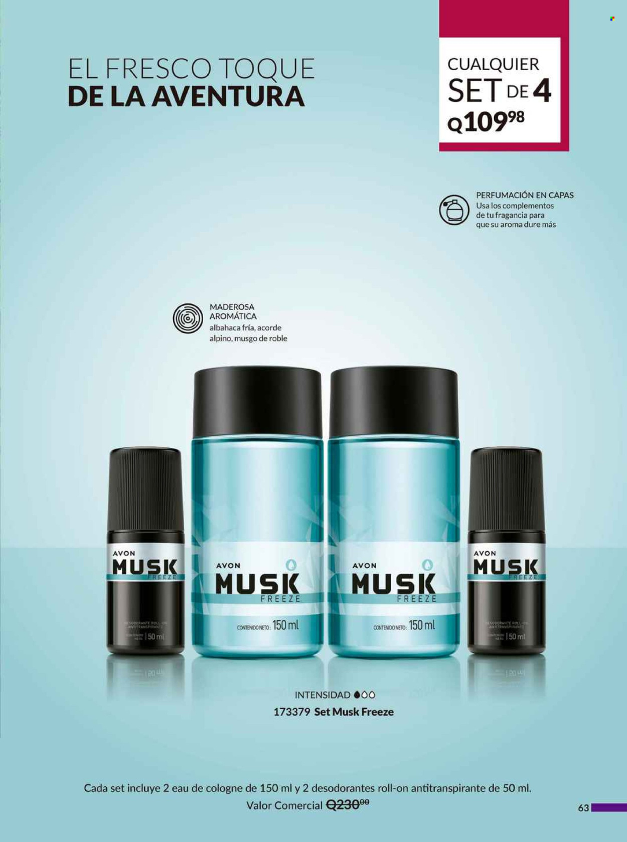 Catálogo Avon - 26.7.2024 - 2.9.2024. Página 63