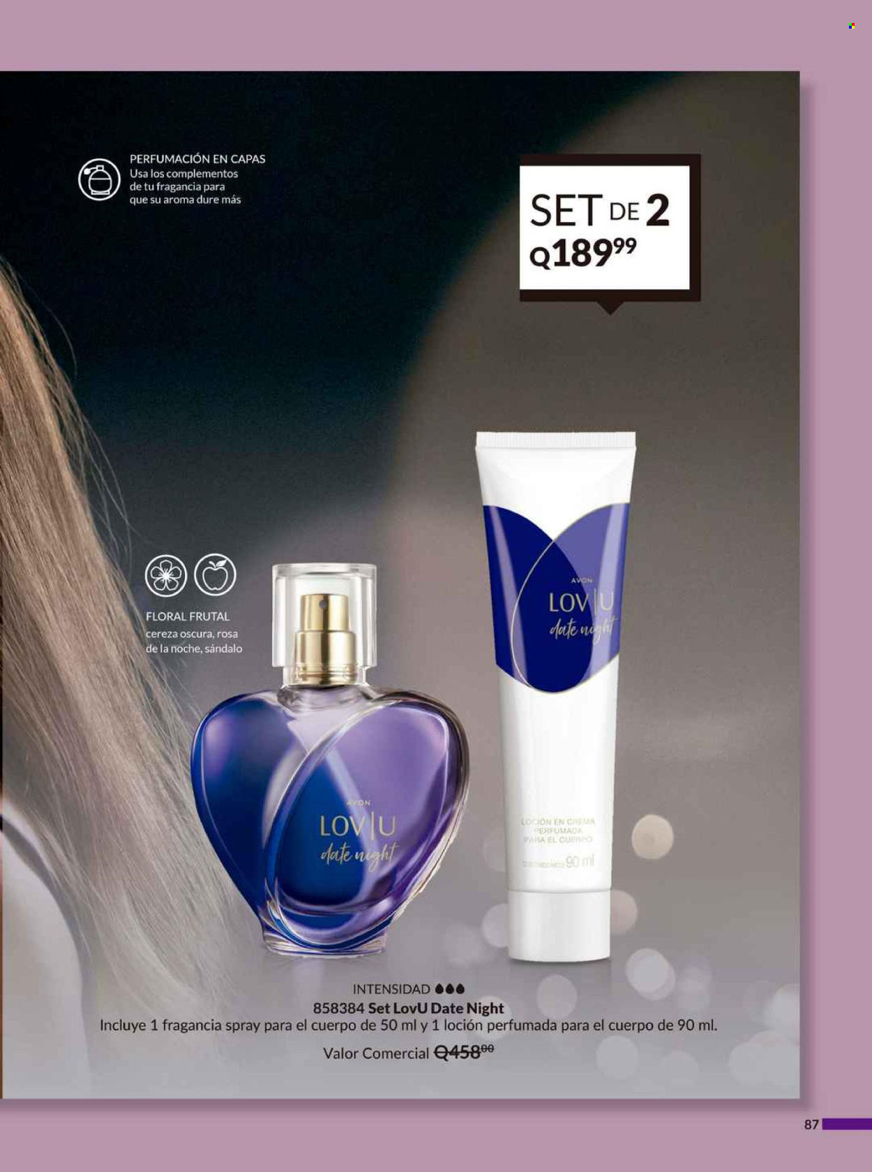 Catálogo Avon - 26.7.2024 - 2.9.2024. Página 87