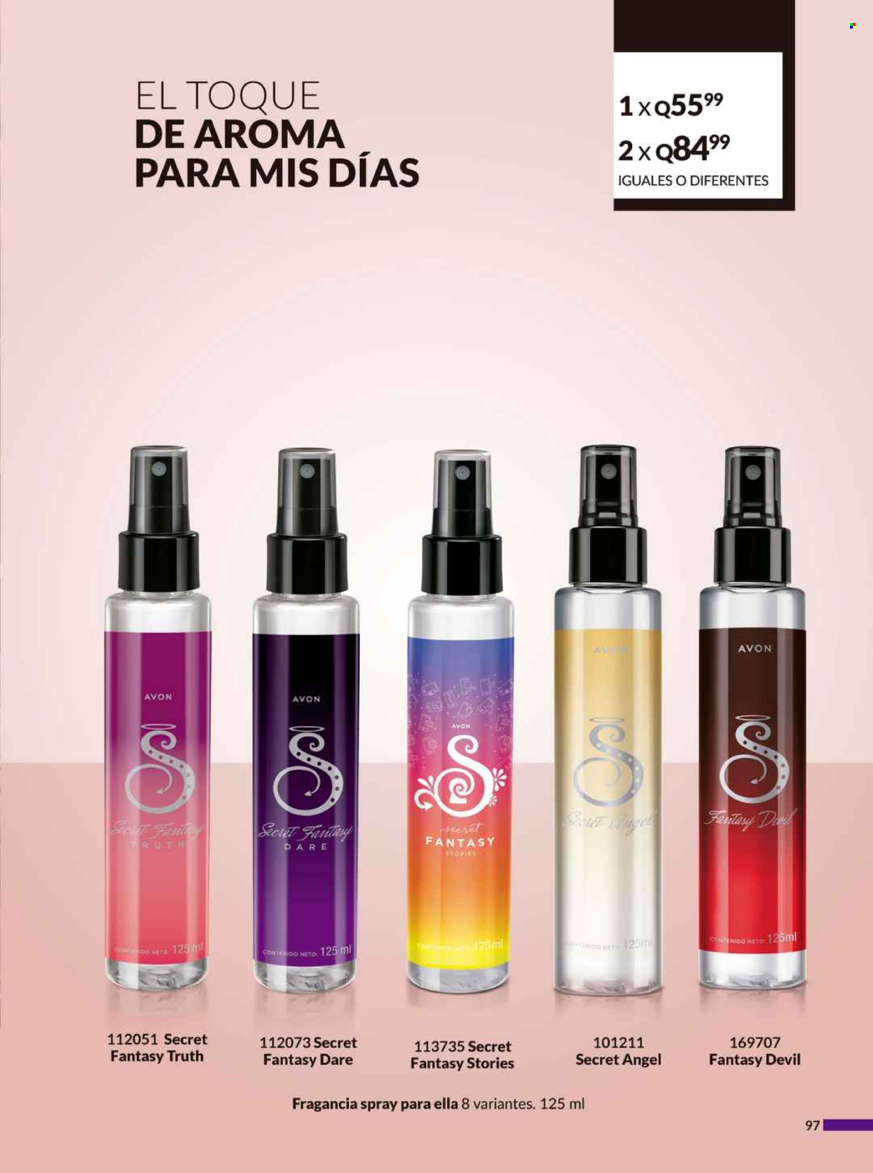 Catálogo Avon - 26.7.2024 - 2.9.2024. Página 97
