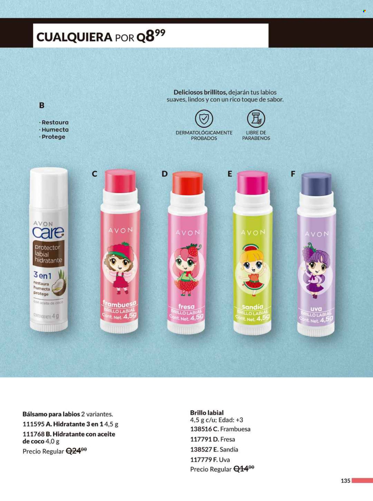 Catálogo Avon - 26.7.2024 - 2.9.2024. Página 135