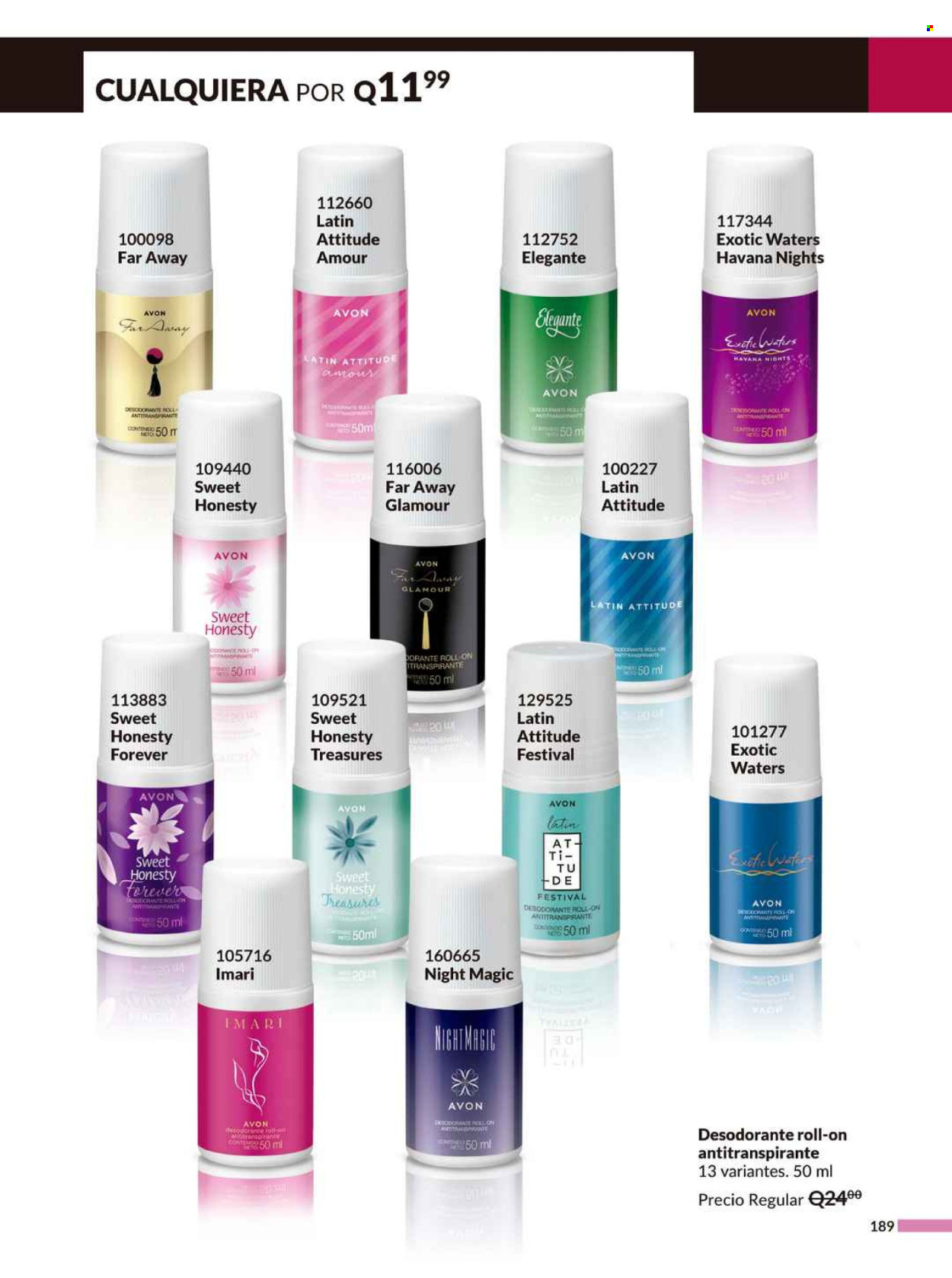 Catálogo Avon - 26.7.2024 - 2.9.2024. Página 189