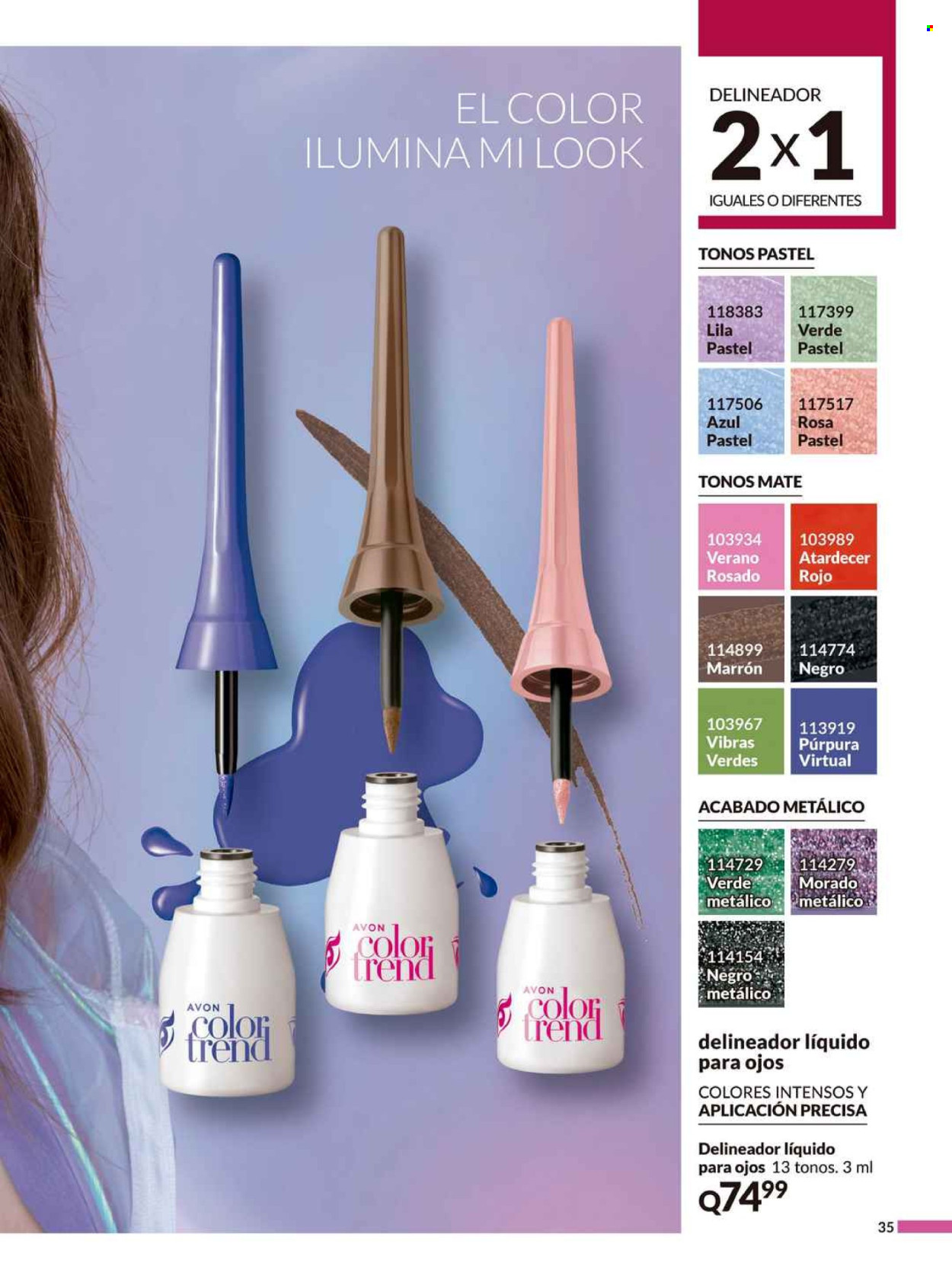 Catálogo Avon - 14.8.2024 - 19.9.2024. Página 35