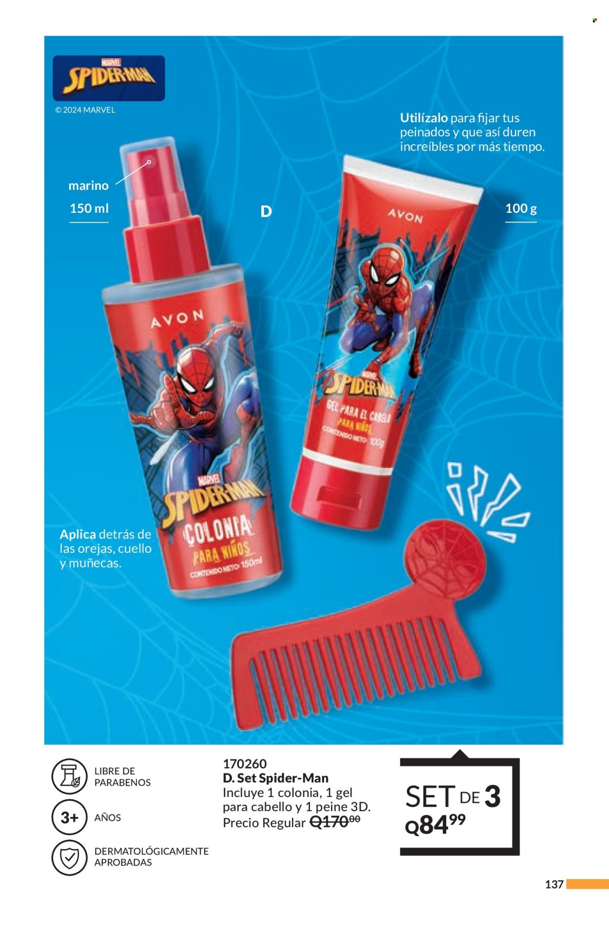 Catálogo Avon - 14.8.2024 - 19.9.2024. Página 137
