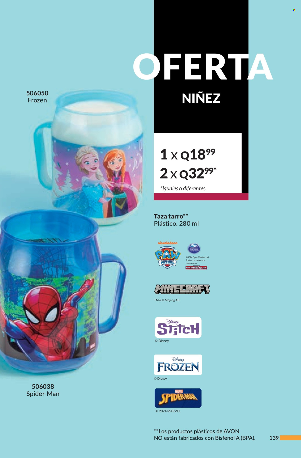 Catálogo Avon - 14.8.2024 - 19.9.2024. Página 139