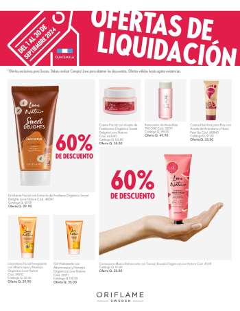Folleto actual Oriflame - 1.9.2024 - 30.9.2024.