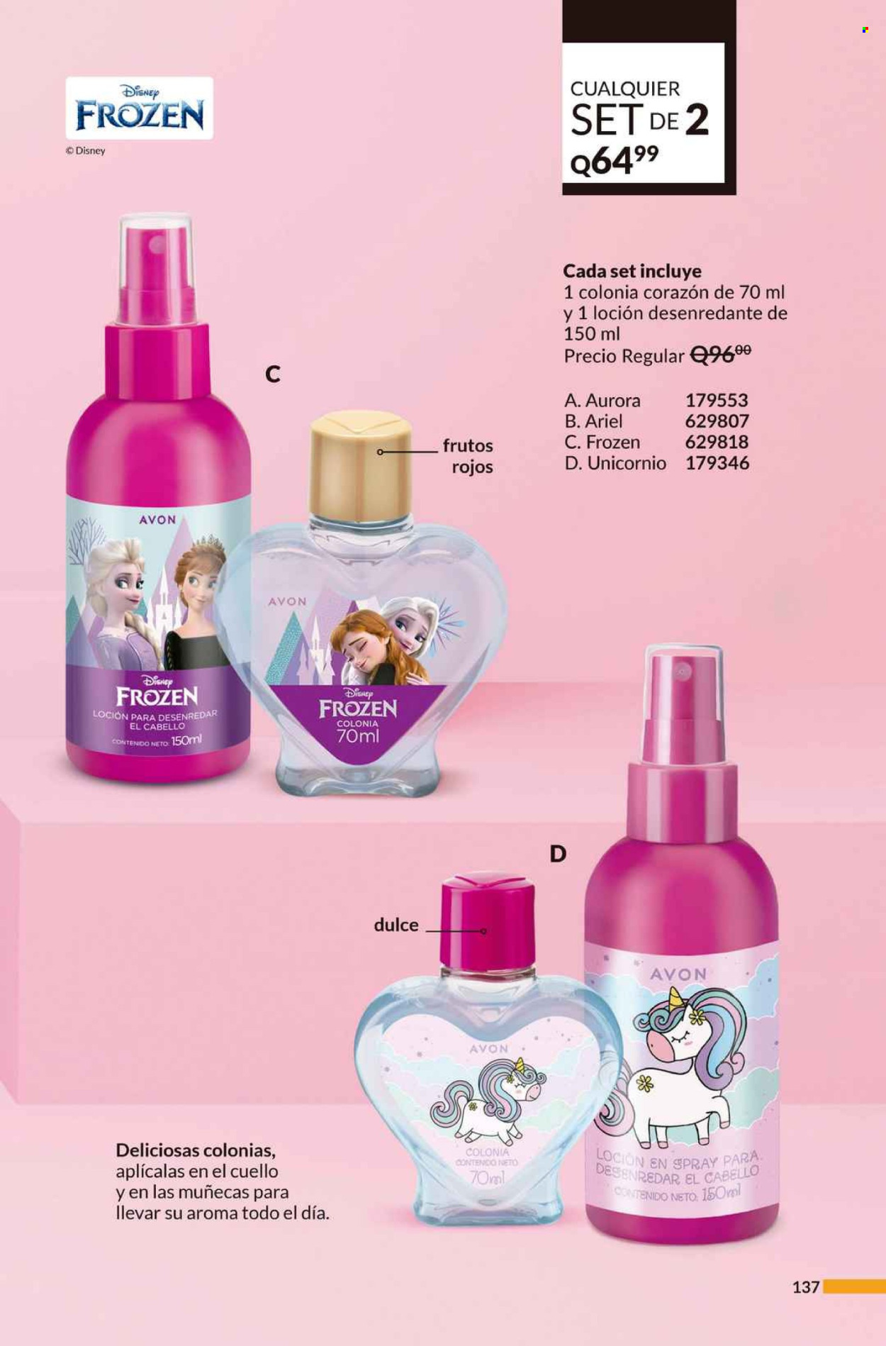 Catálogo Avon - 3.9.2024 - 8.10.2024. Página 137