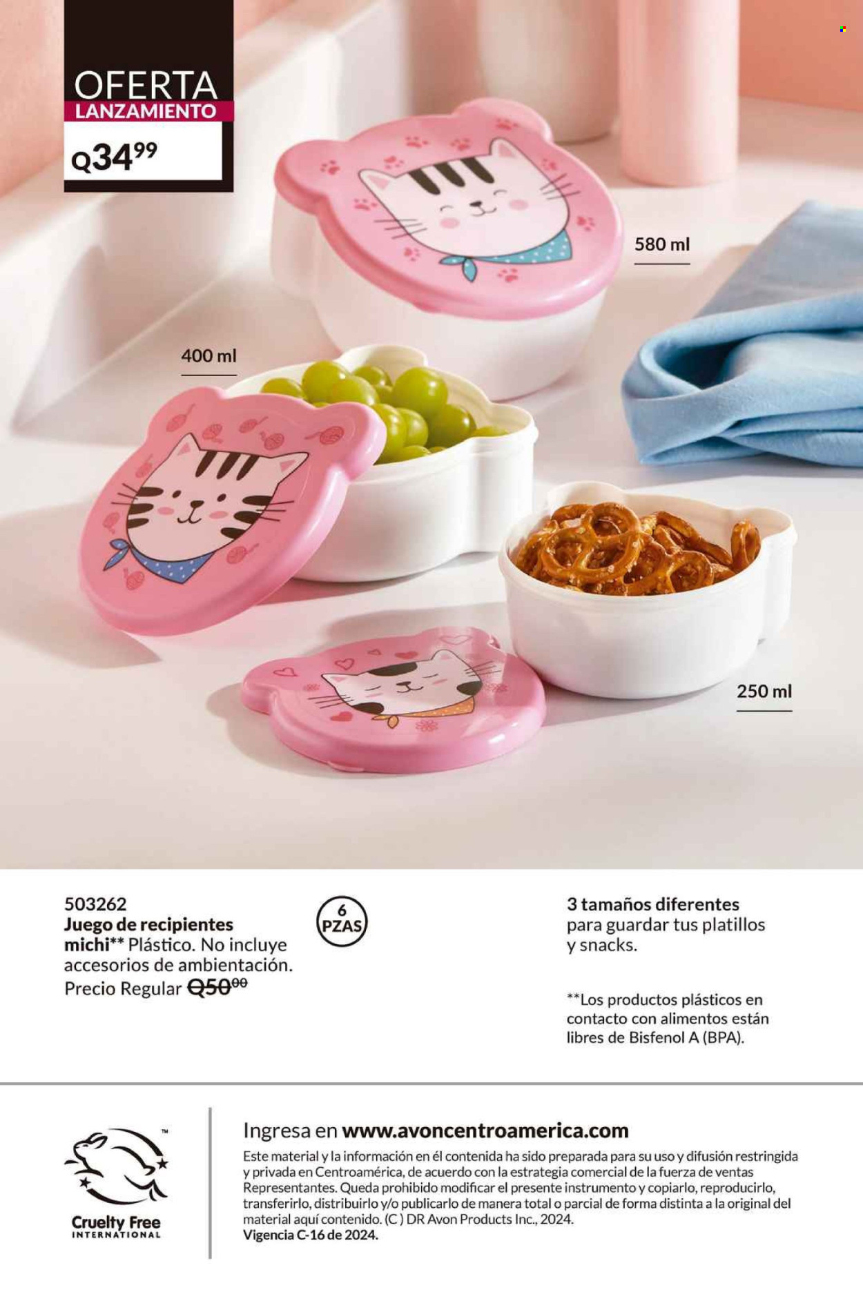 Catálogo Avon - 3.9.2024 - 8.10.2024. Página 140