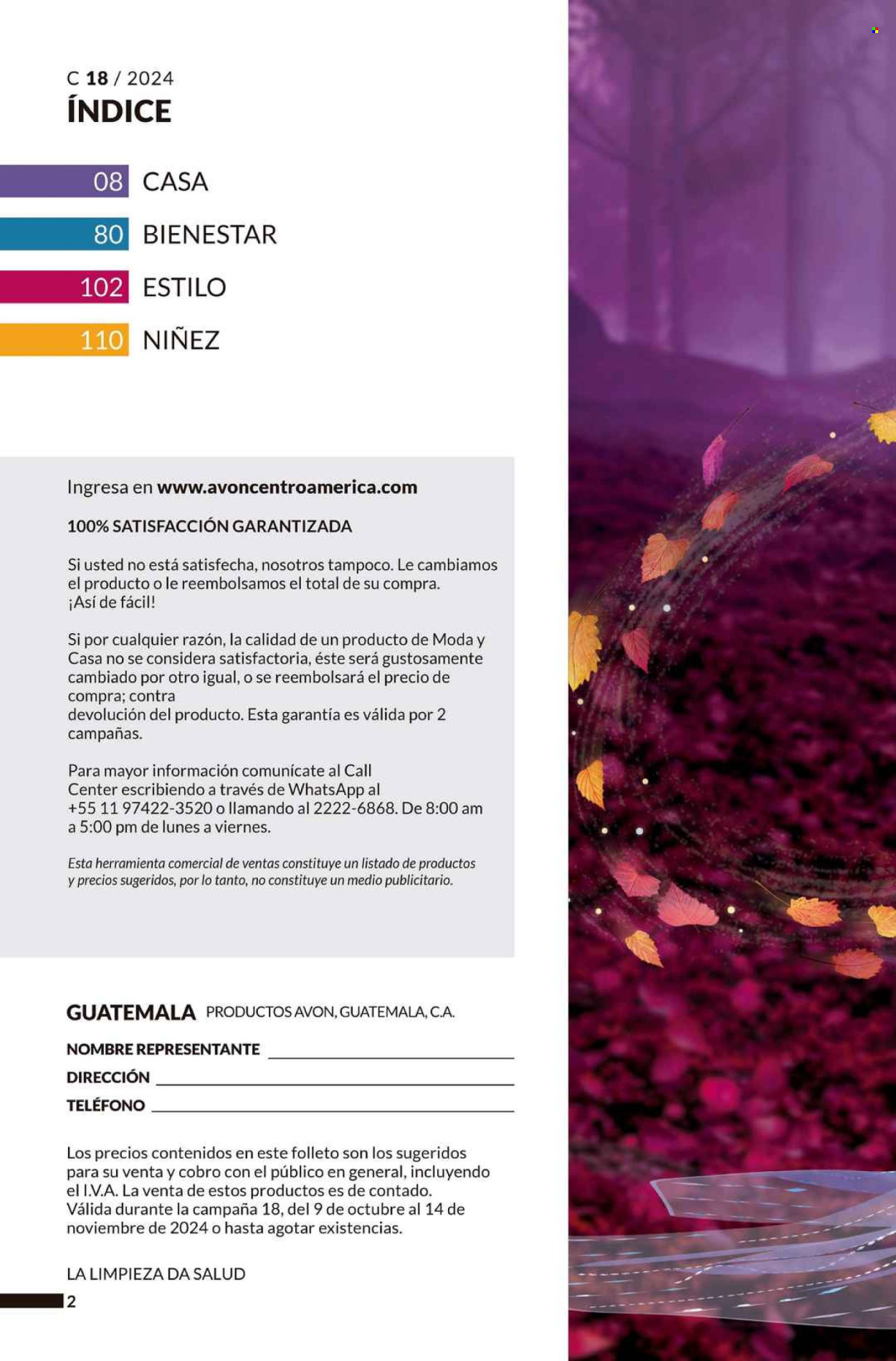 Catálogo Avon - 9.10.2024 - 14.11.2024. Página 2