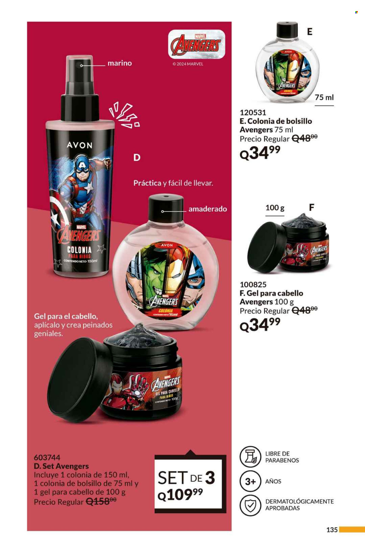 Catálogo Avon - 9.10.2024 - 14.11.2024. Página 135