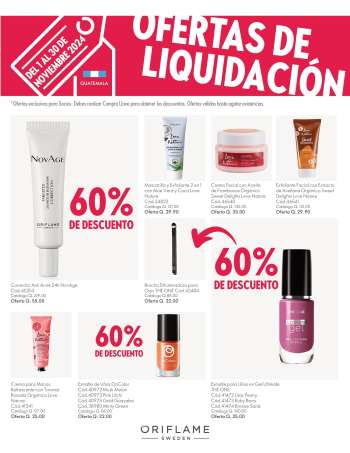 Folleto actual Oriflame - 1.11.2024 - 30.11.2024.