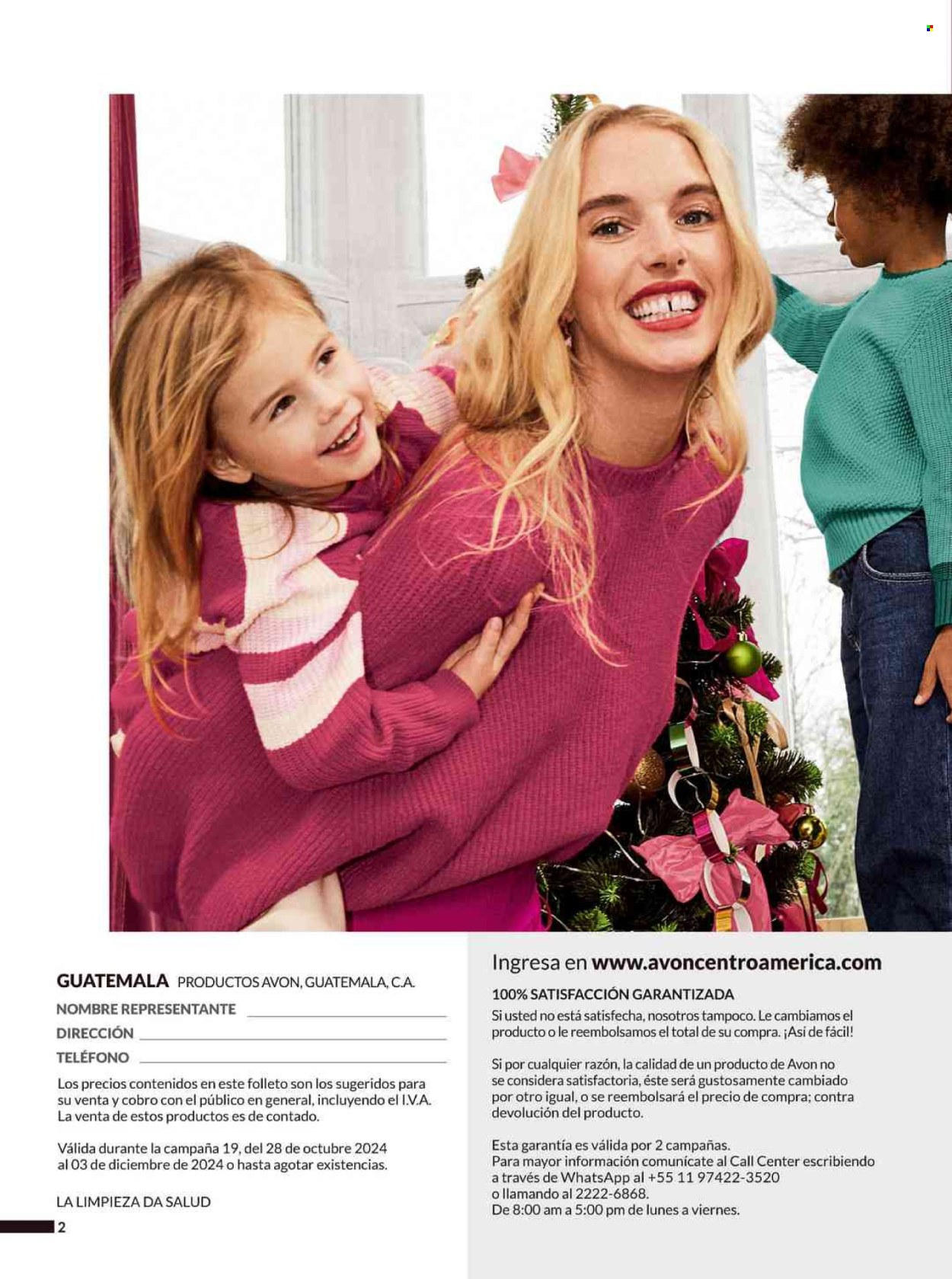 Catálogo Avon - 28.10.2024 - 3.12.2024. Página 2