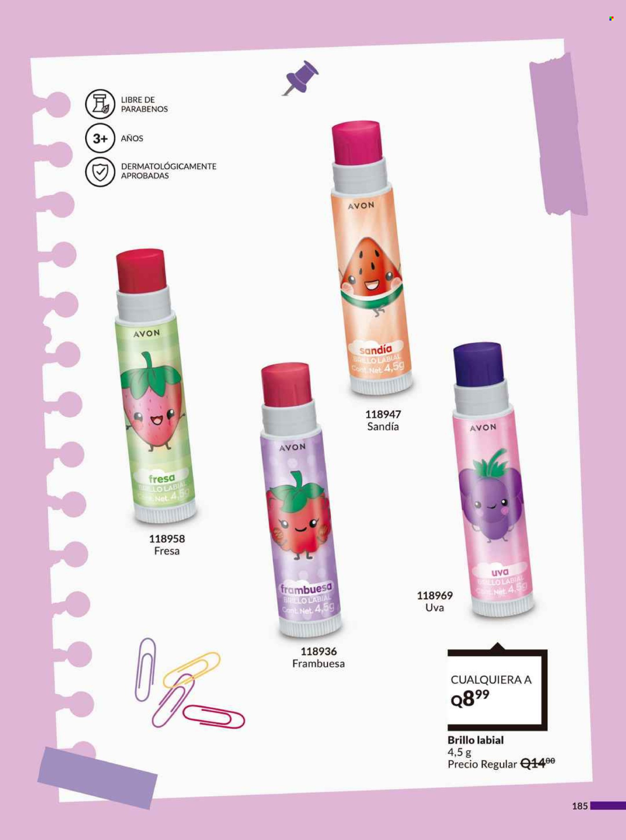 Catálogo Avon - 4.12.2024 - 17.1.2025. Página 185