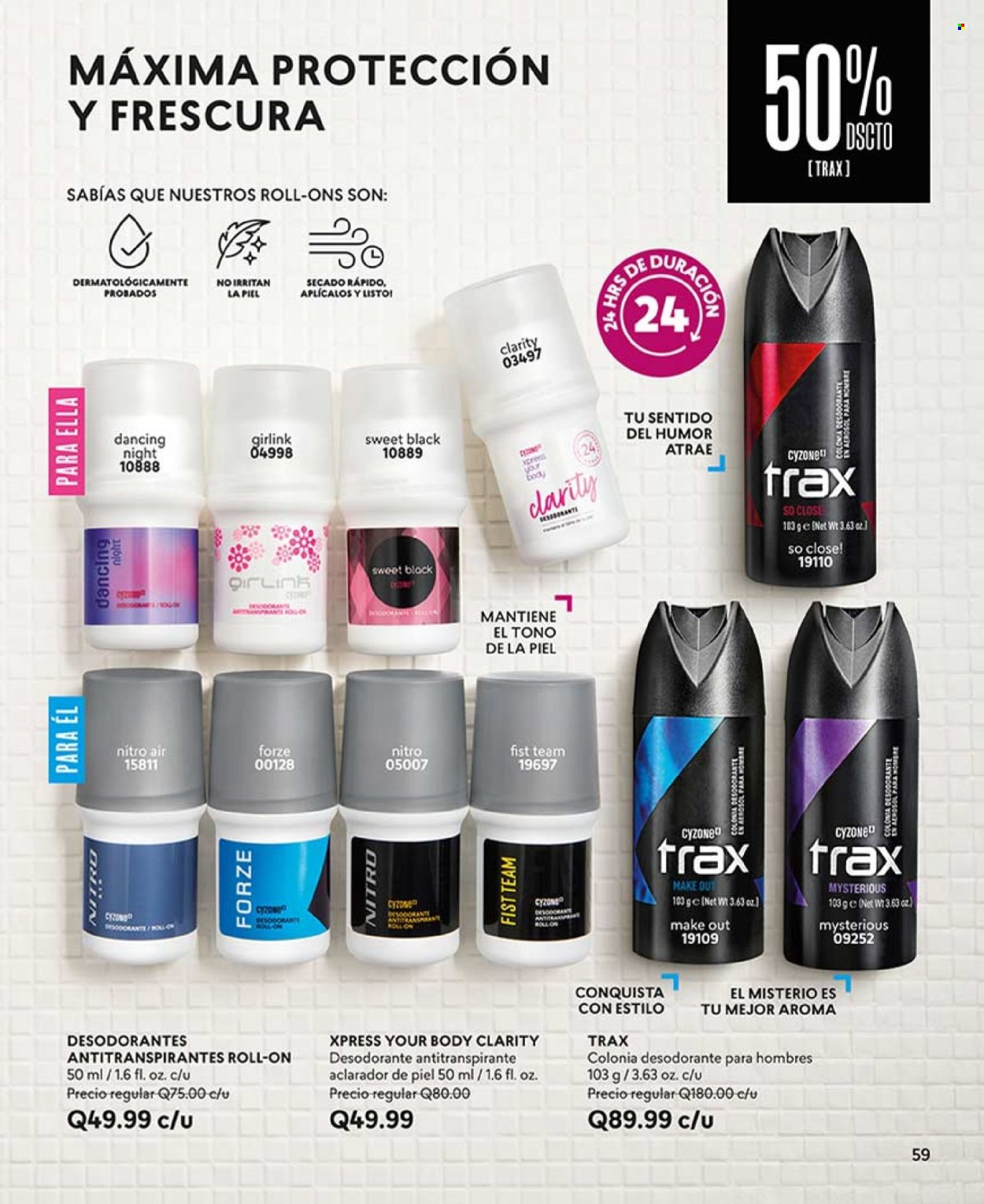 Catálogo Cyzone. Página 59