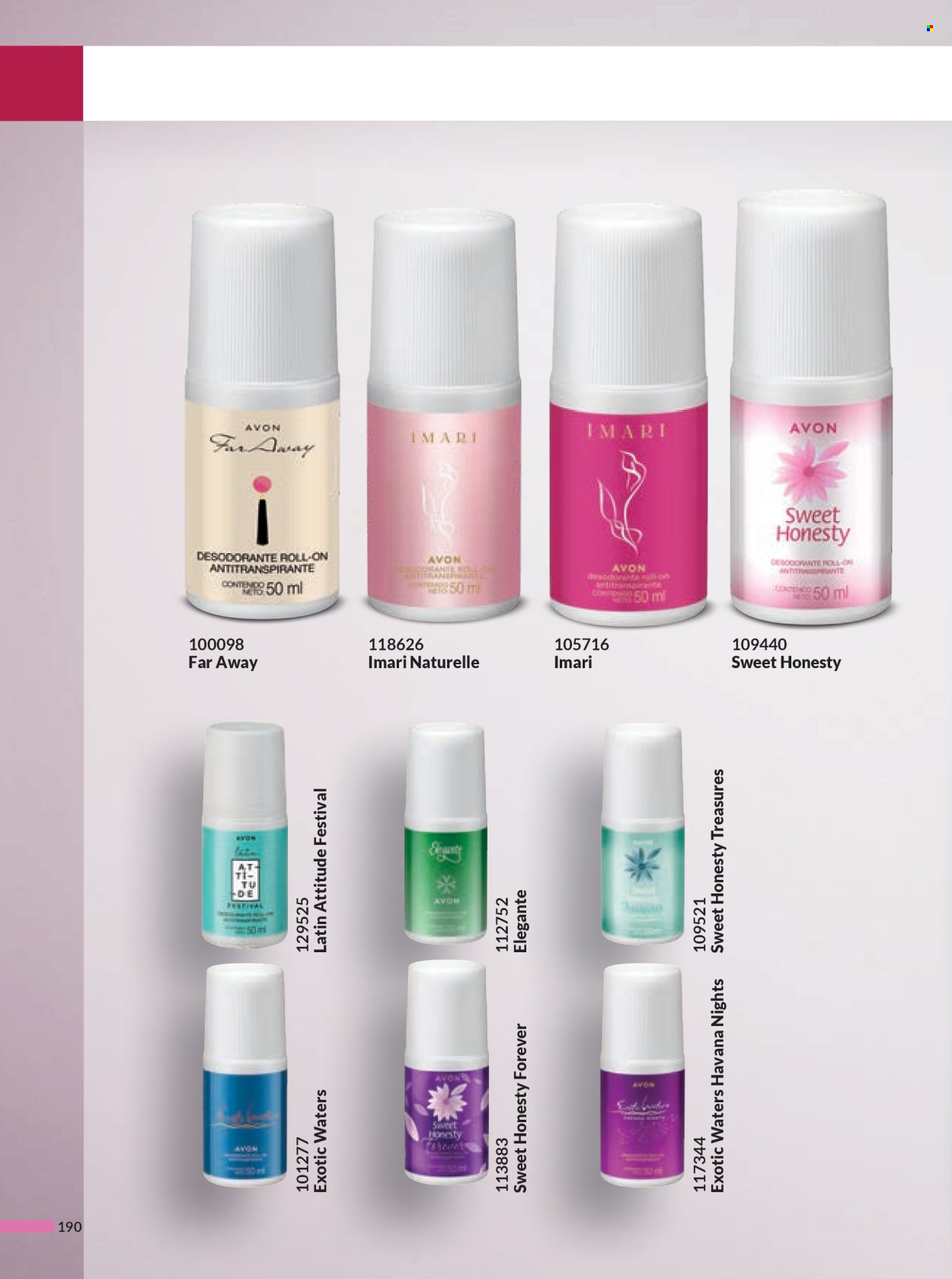 Catálogo Avon - 23.12.2024 - 5.2.2025. Página 190