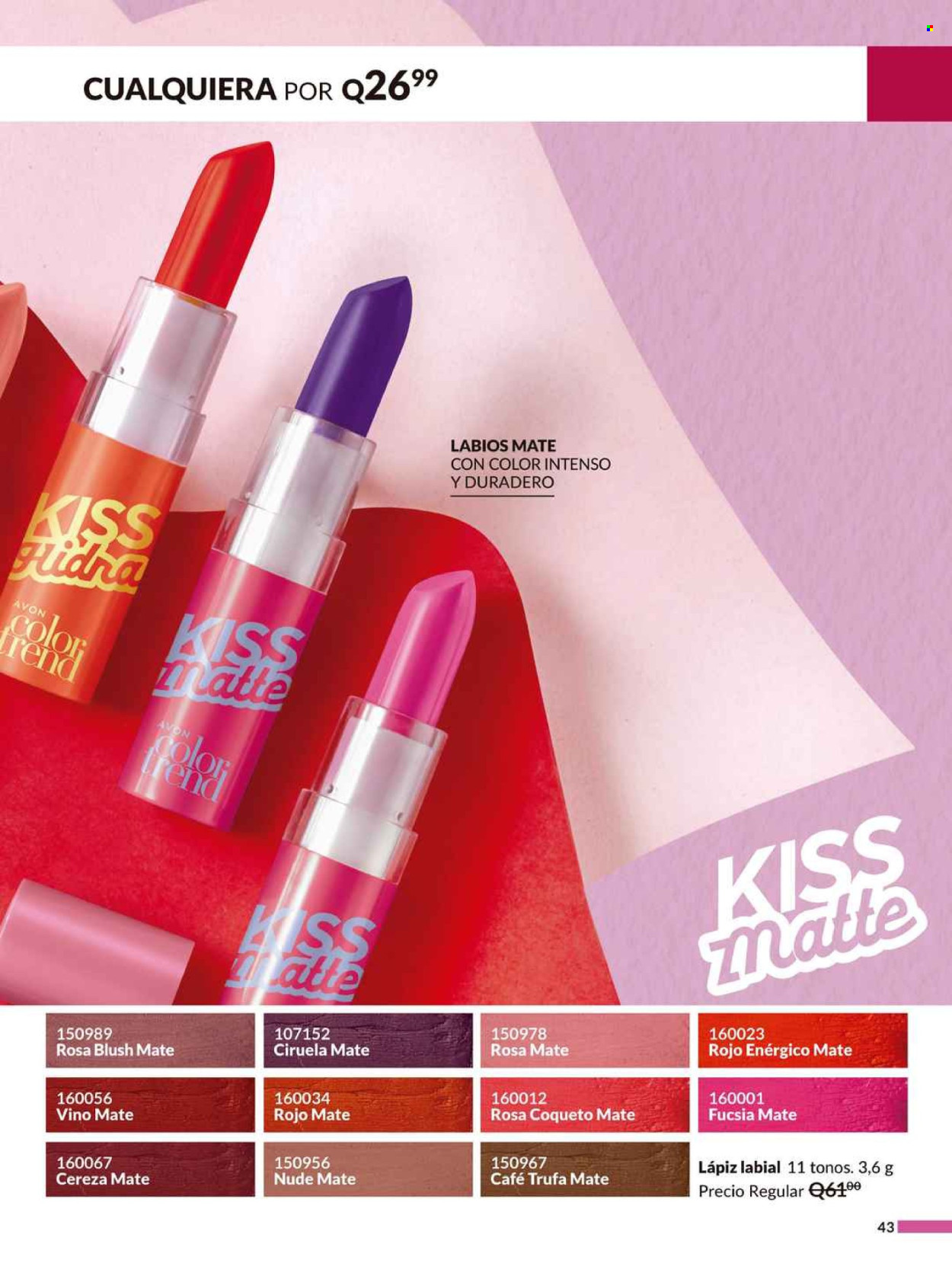 Catálogo Avon - 20.1.2025 - 24.2.2025. Página 43