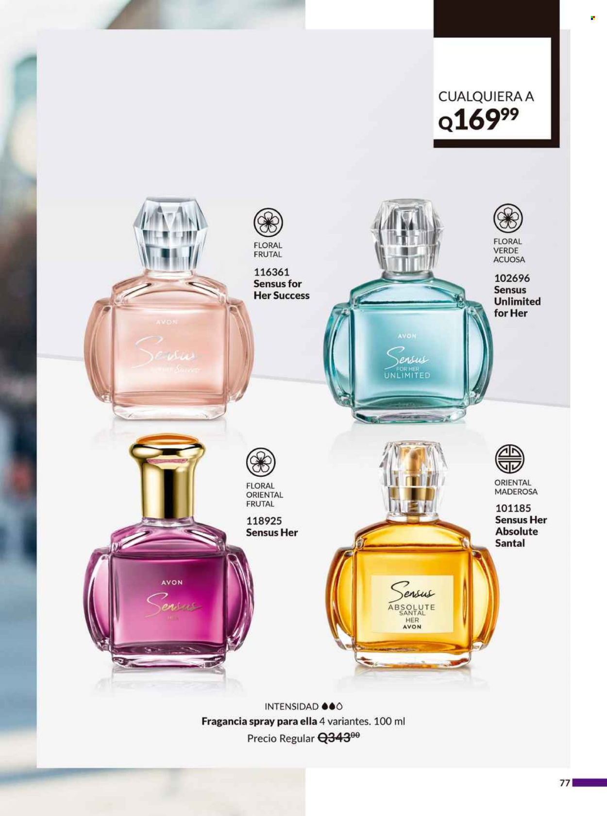 Catálogo Avon - 20.1.2025 - 24.2.2025. Página 77